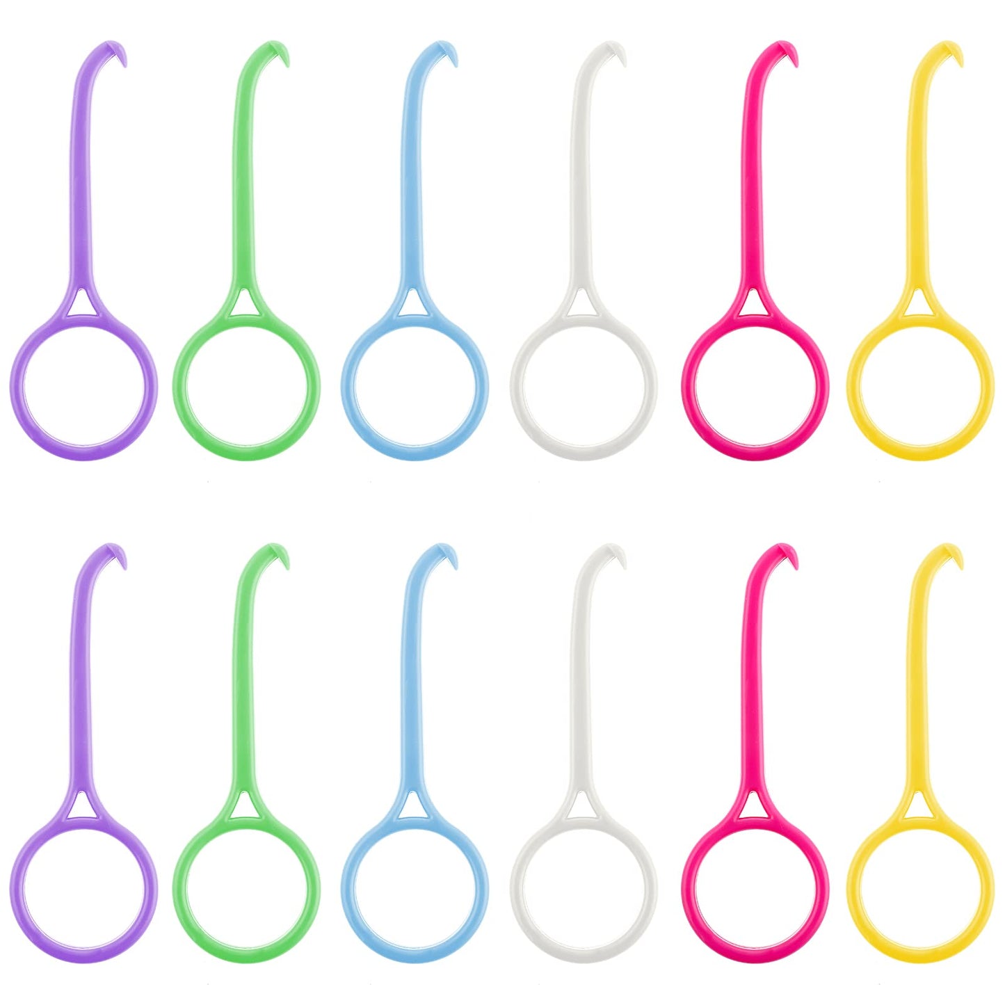 Ouligay 12pcs Aligner Removal Tool Retainer Remover Tool Retainer Removal Tool Aligner Remover Tool Remover for Invisible Brace for Tooth Cleaning Oral Care(6colors)