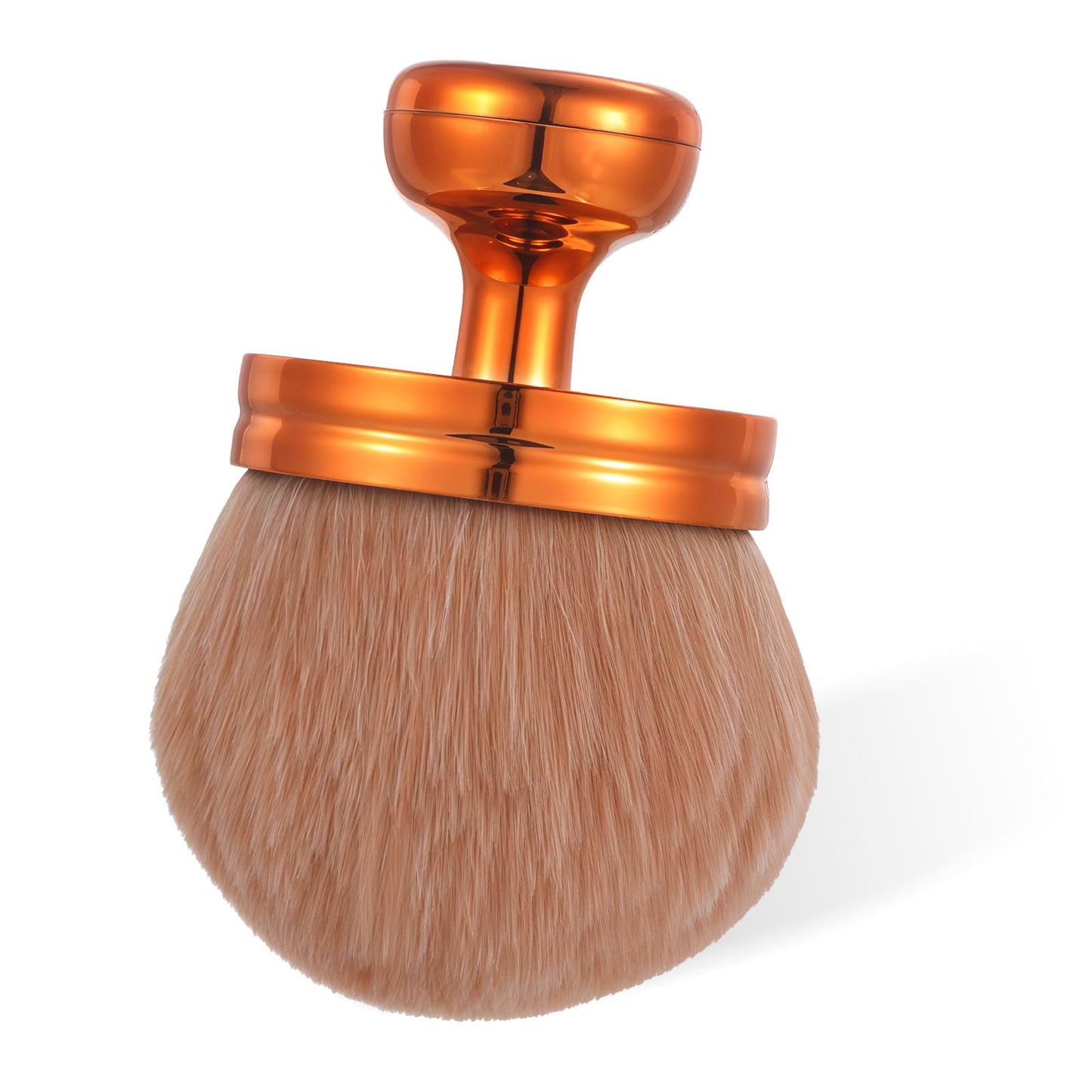 Extra Large Body Makeup Brush For Self Tanner 3.46 Inch Wide Self Tanning Blend Rose Gold Kabuki Brush For Foundation Blusher Powder Face And Body Brushes Bronzer Oval Face Leg Makeup