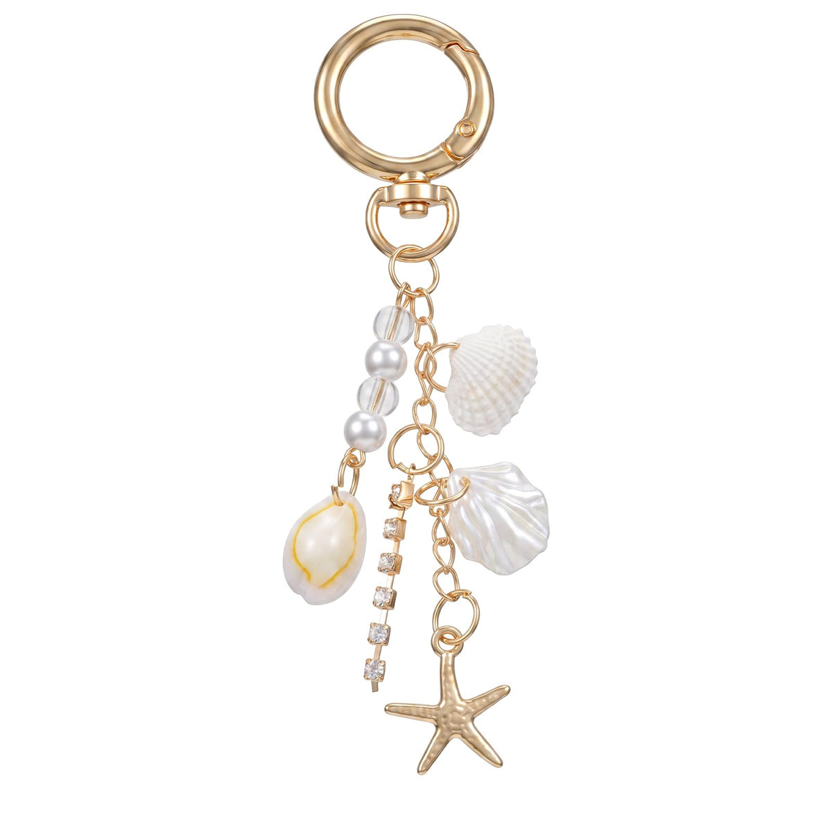 Ouligay Beach Keychain Keychains For Backpacks Seashell Keychain