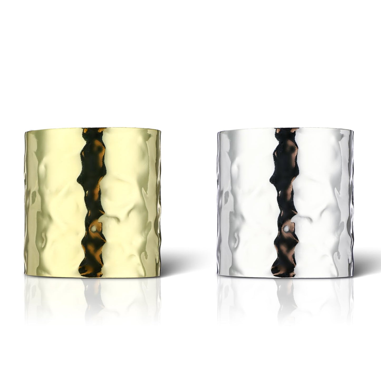 2PCS Silver Gold Hair Cuffs High Ponytail Holder Hair Clips, Metal Buckle Hair Ties Hair Clips, Dress up Hair Ring Horsetail Hair Cuffs Ponytail Hair Bands Decorative Accessories for Women Long Hair