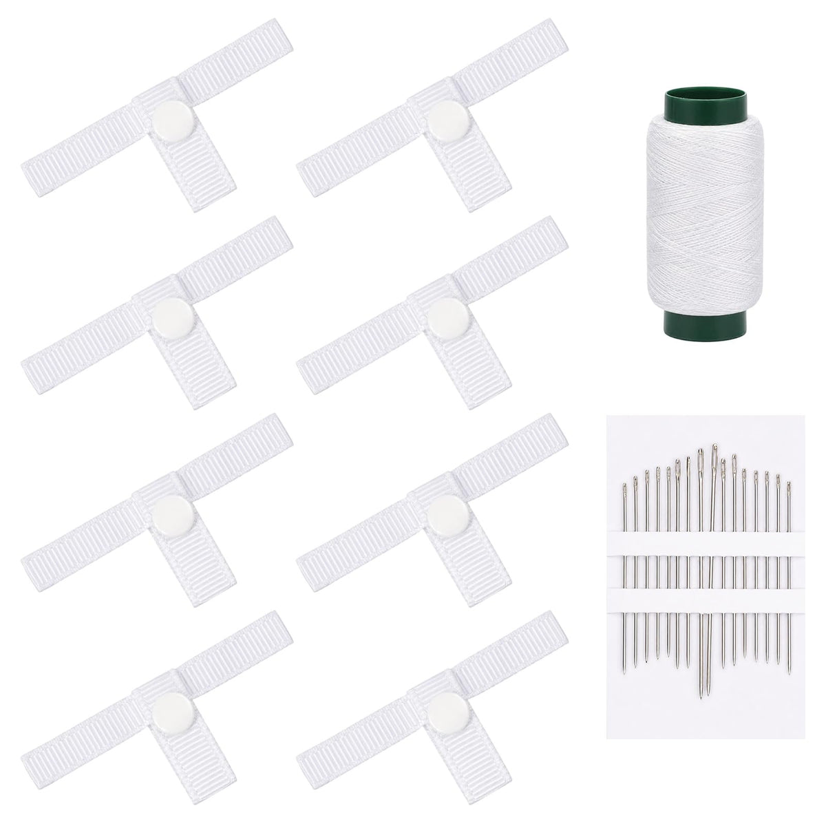 Chsoejuf 16 Pack Duvet Snap Clips to Hold Comforter Inside