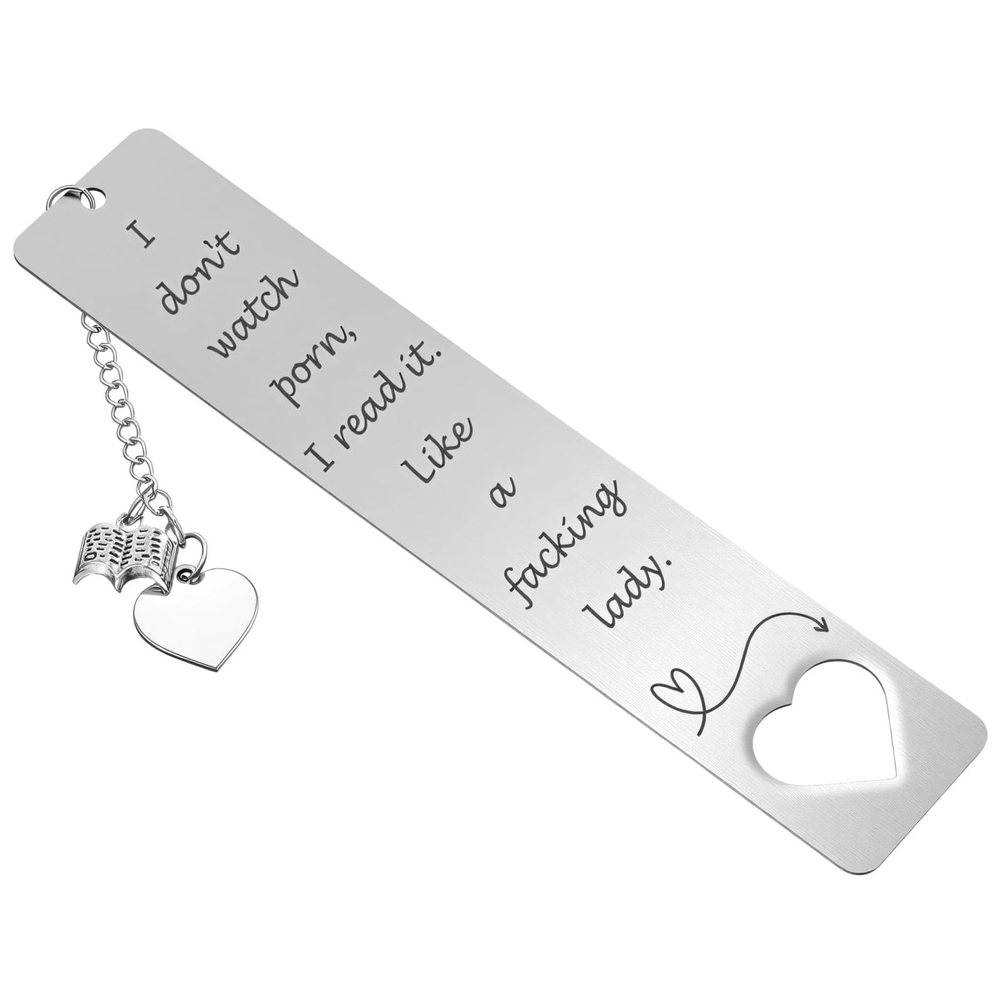 Bnehmb Metal Bookmarks for Women Gift for Book Lover Funny Bookmark