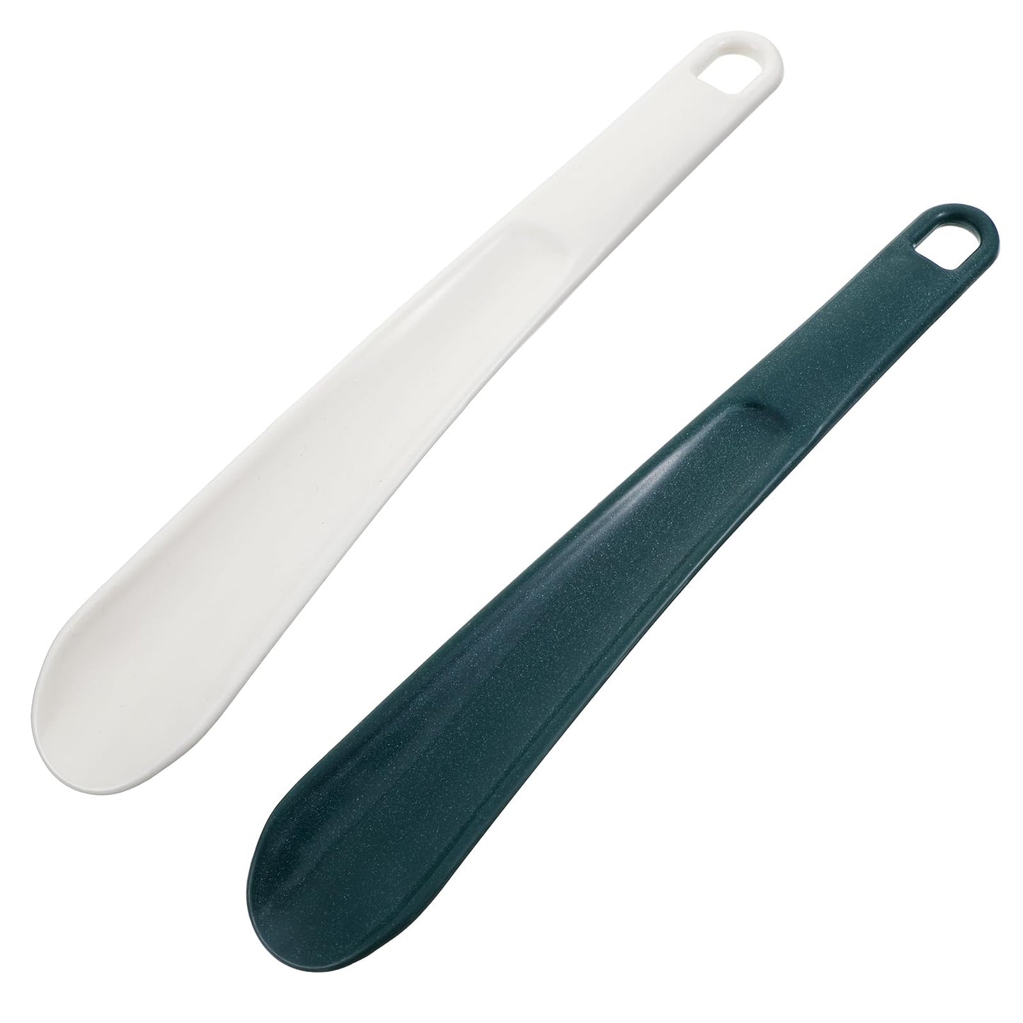 Ymapinc 2 Pack Plastic Long Handle Shoe Horns, Extra Long Shoehorns for Men & Women, Travel Shoe Stick Helpers for Ski Boot, Leather & Sport Shoes Portable for Seniors