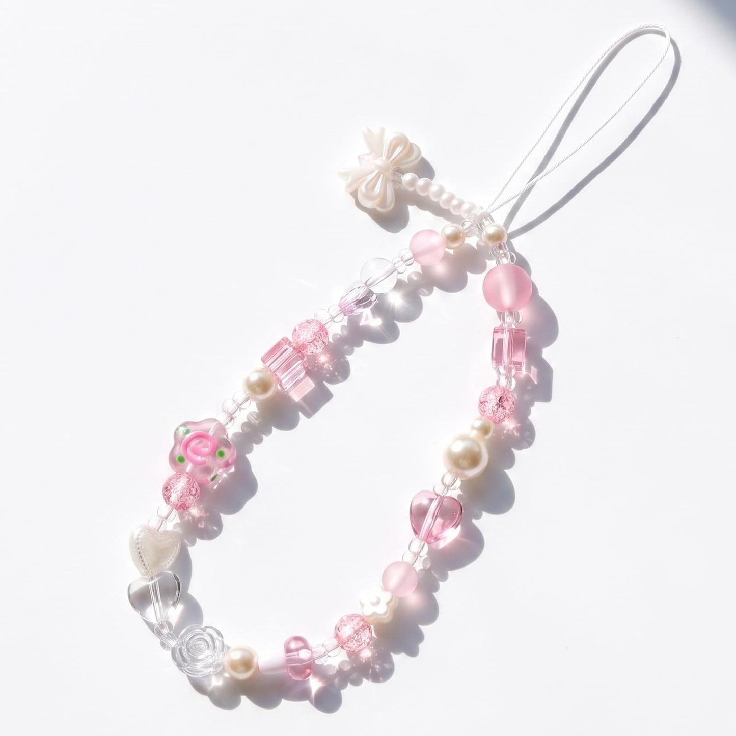 Ouligay Beaded Phone Wrist Strap Charms Cute Camera Charm Strap