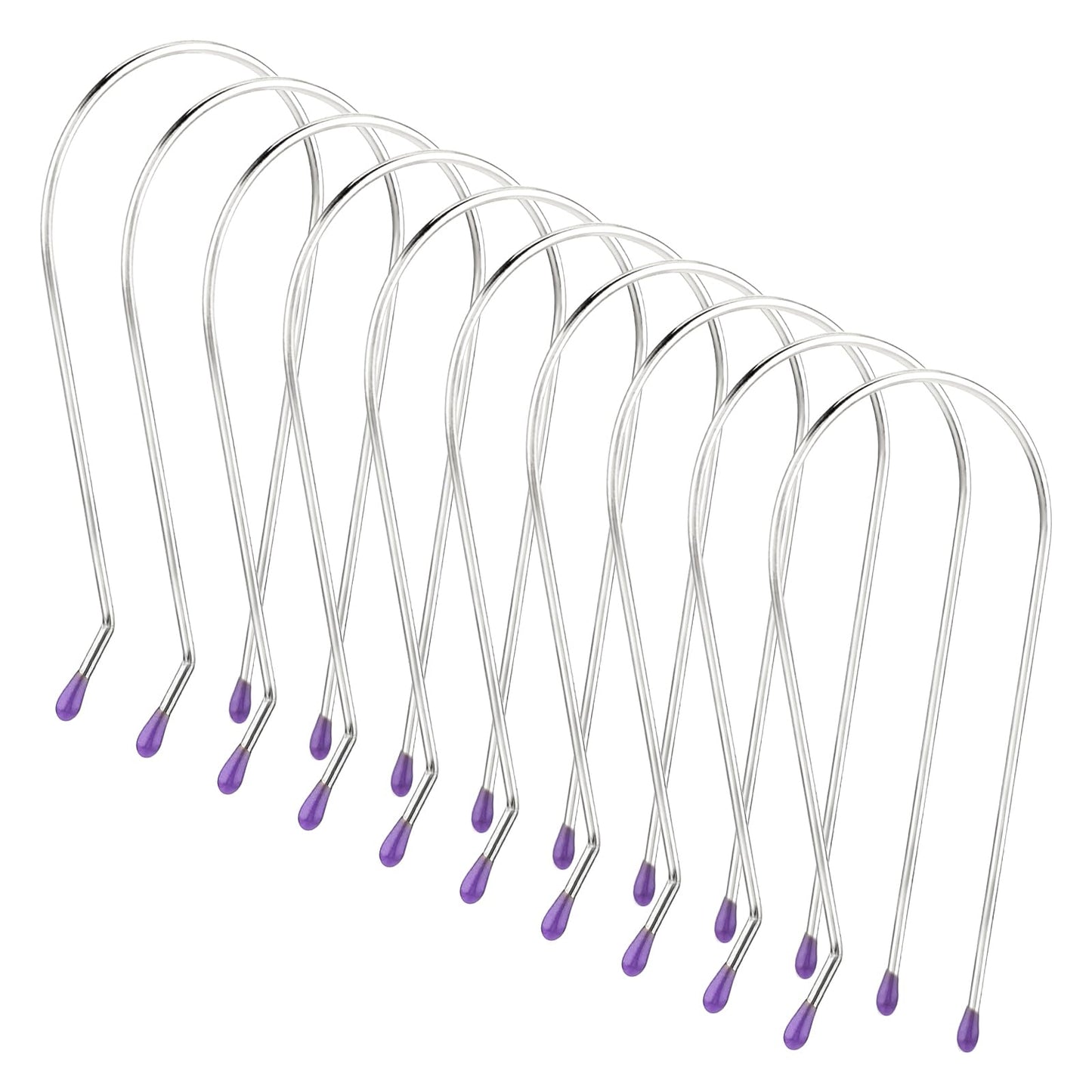 Hot Rollers Clips 10 PCS Assorted Hot Roller Clip Replacements Clips for Hot Rollers Large Mideum Metal Hot Curler Clips Rollers Securing Pins fit Most Sized Rollers Curlers