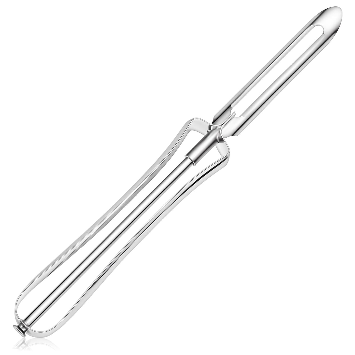 3PCS Stainless Steel Vegetable Peelers for Kitchen, Swivel Blade, Ergonomic Handle Rotary Peeling Knife, Potato Eye Remover Kithchen Cutter Tools for Potatoes, Carrots, Apples, Fruit - Dishwasher Safe