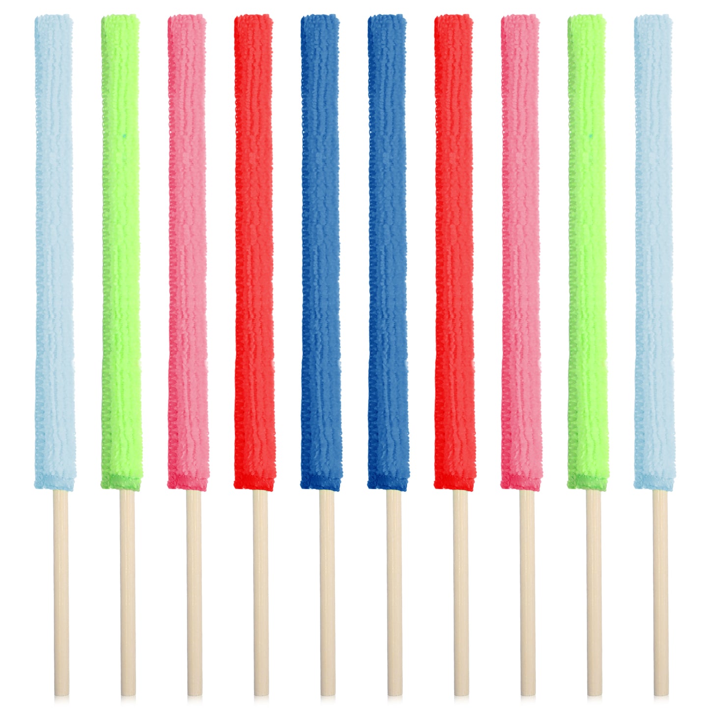 Sorcristy 10PCS Microfiber Detail Duster Sticks Mini Crevice Cleaning Brush