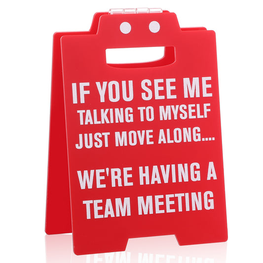 Ymapinc 1Pcs Office Gifts for Coworkers,Fun Accessories for Work Desk Decorations for Women Office Funny Double-Sided Desk Decor for Colleague Teammate Employee Boss