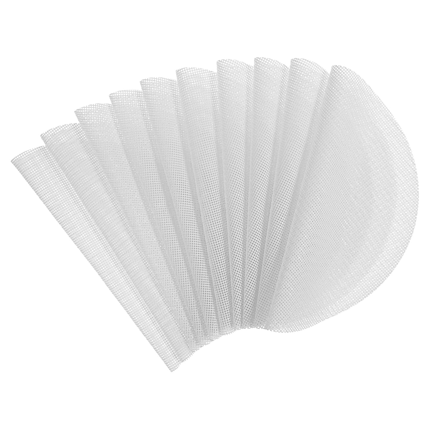 Mabor 10Pcs Silicone Steamer Liner, 10 Inch Non-Stick Reusable Bamboo Steamer Basket Liner Pad Round Dim Sum Mesh Dumplings Buns Mat Steamed Pad for Home Kitchen Cooking