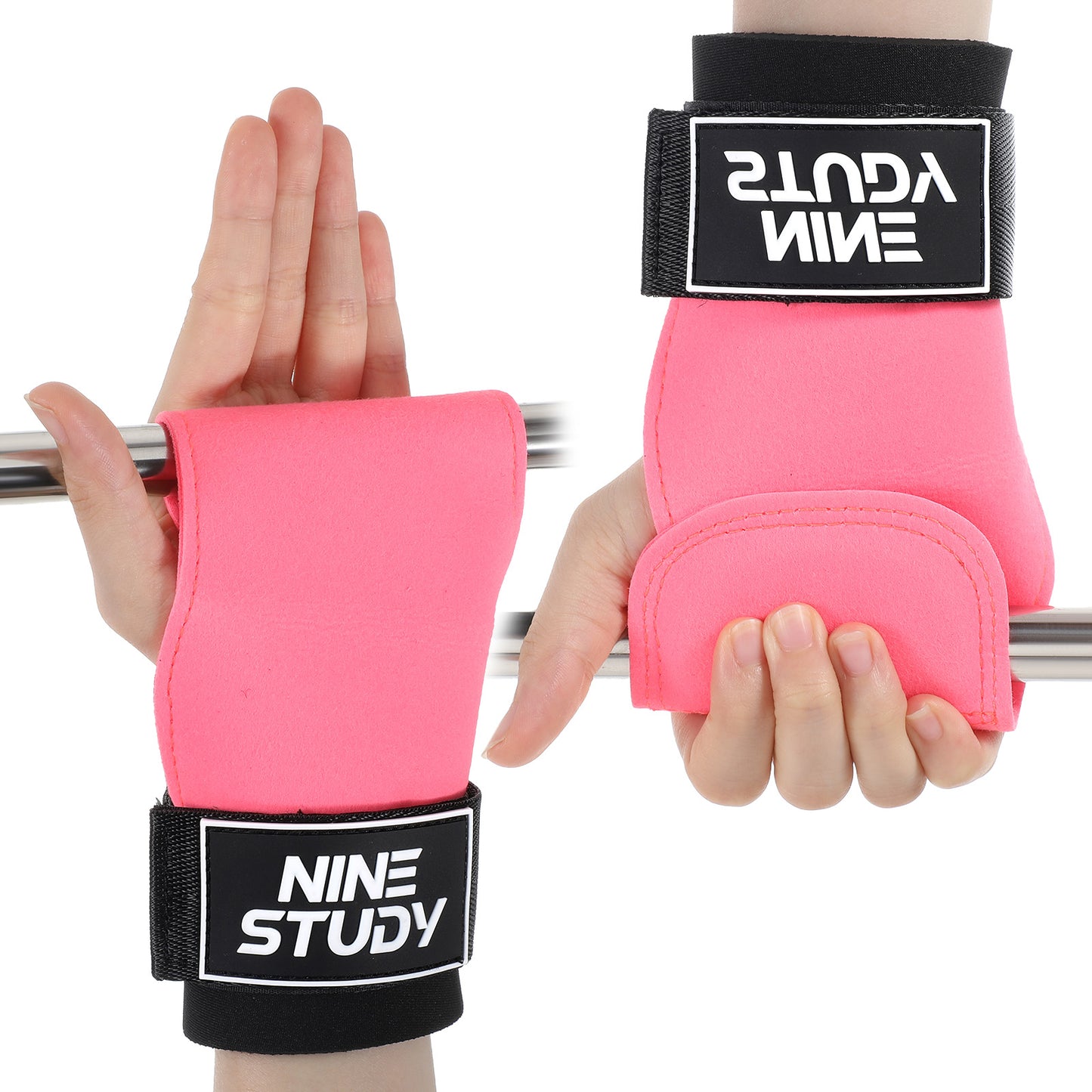 Wrist Straps For Weightlifting,Leather Weight Lifting Wrist Wraps,Grip Assistance Deadlift Straps, Workout Gym Strap, Enhanced Grip For Optimal Hand And Wrists Protection For Men & Women (Pair)