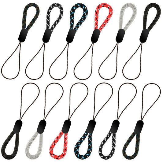 Ymapinc 12PCS Adjustable Finger Hand Wrist Straps,Finger Lanyard Small Wrist Strap,Anti-Lost Wrist Straps Hand Strap for Cell Phones,Cameras,Keychains