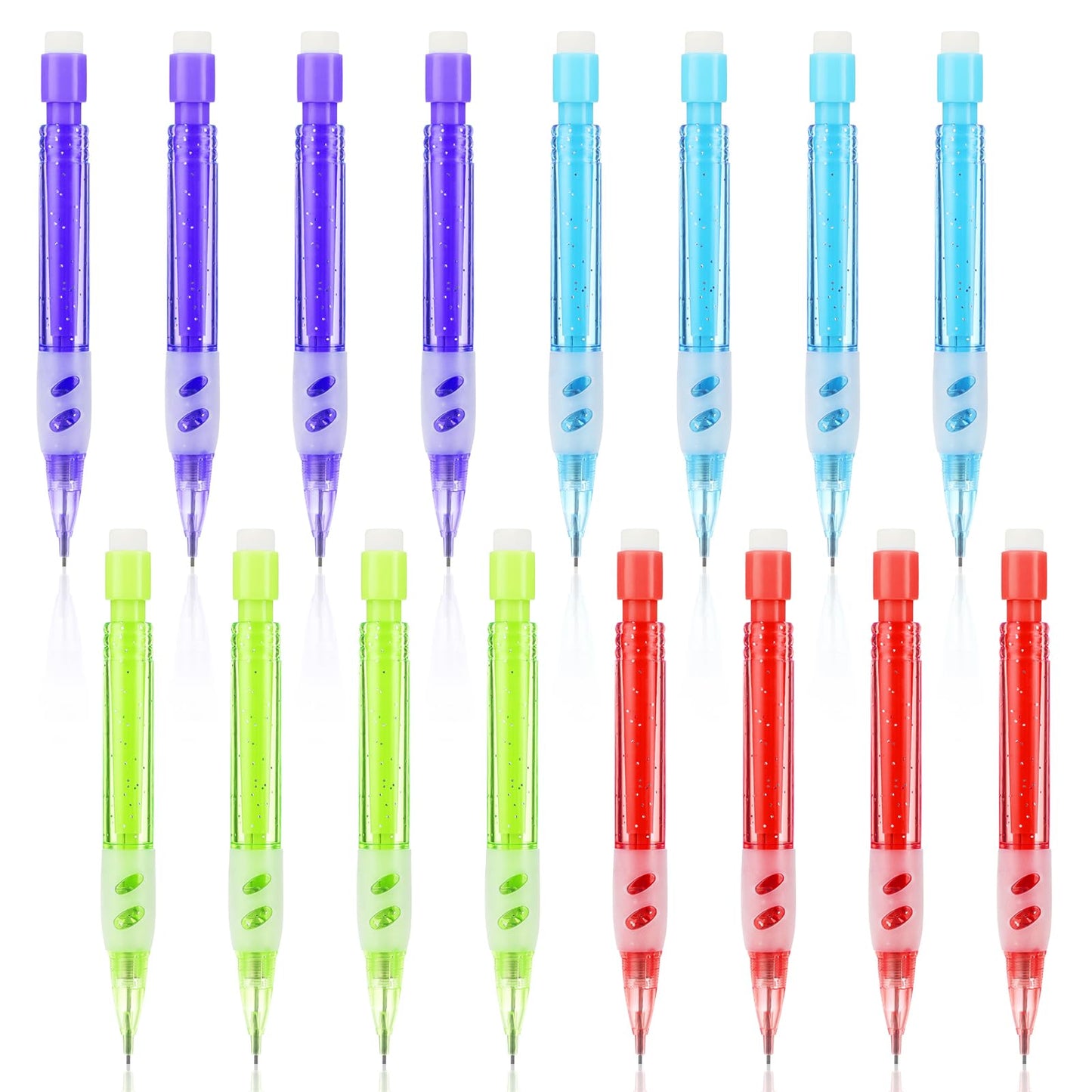 Mabor 16pcs Mini Mechanical Pencil Assorted,Mechanical Pencils Set,Automatic Pencils Mini Pencil Stationery Supplies for Writing Drawing for Students Kids Boys Girls Home Office School