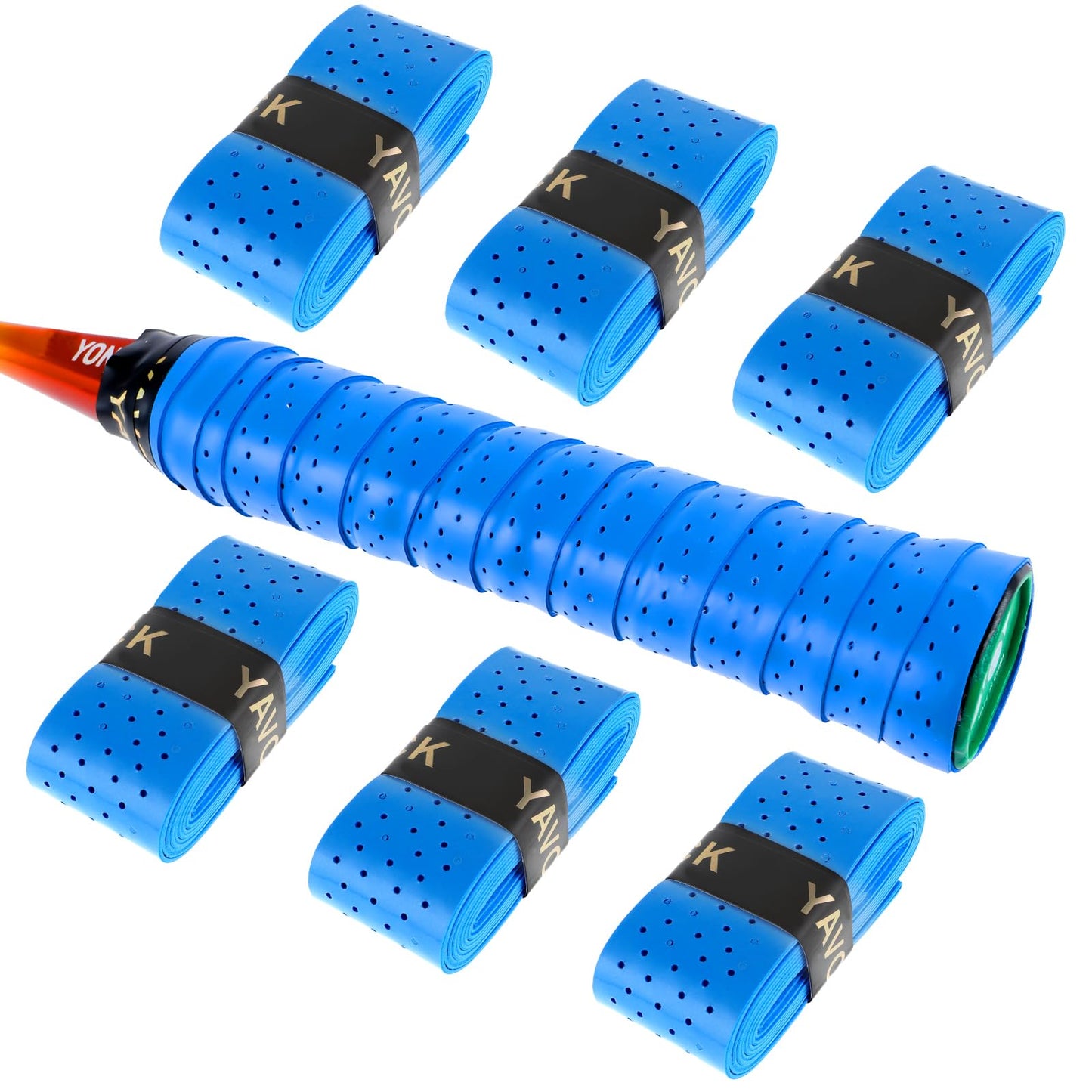 Ymapinc 6 Pack Pickleball Grips Pickle Paddle Anti Slip Tennis Grip Tape Overgrip Grip Wrap for Pickleball Racket Wicking Paddle Grip Wrap