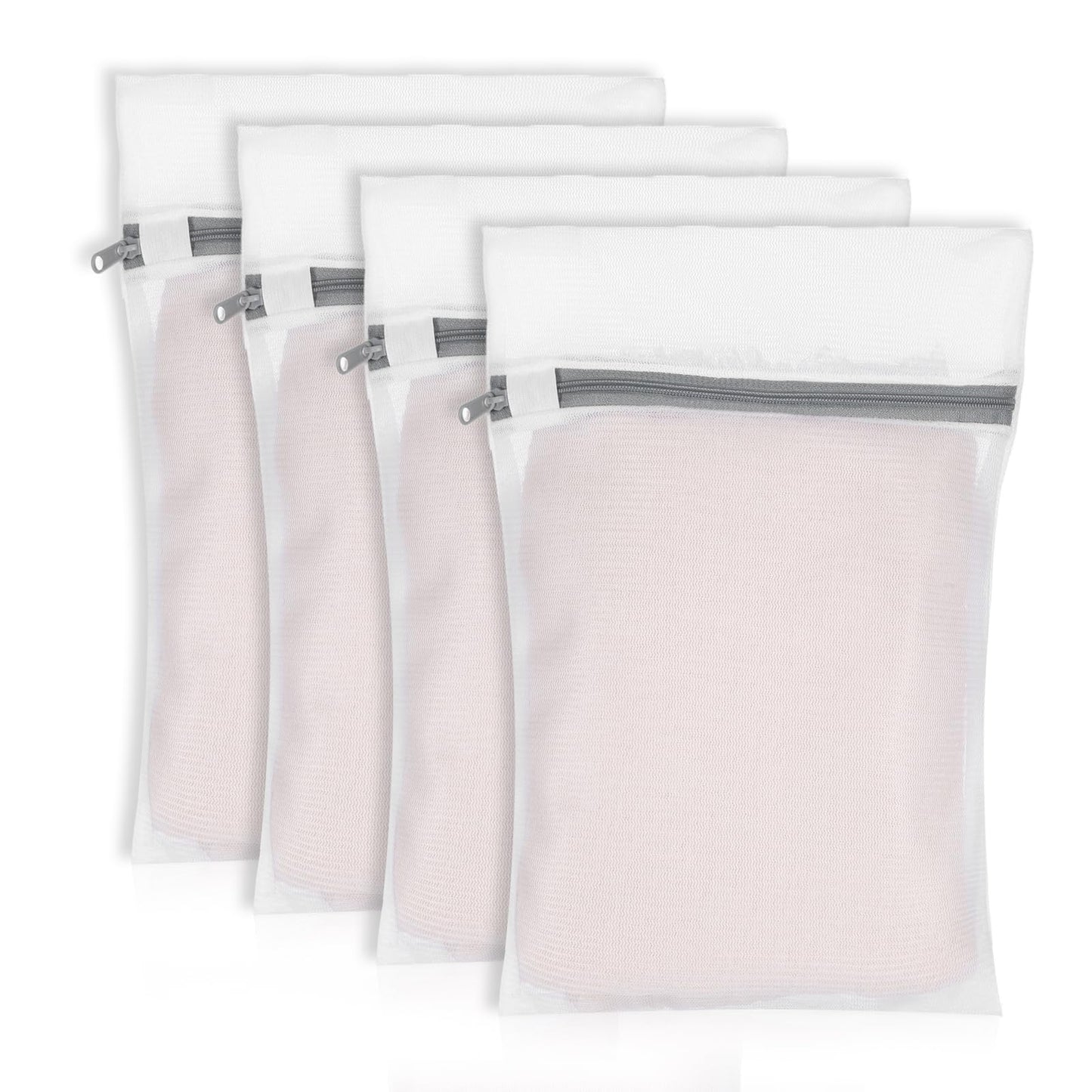 4Pcs Mesh Bra Laundry Bags for Protects Sensitive Laundry Mini Durable Lingerie Bags for Washing Delicates Machine for Underwear, Socks, Baby Clothes, Travel Organiser, Dirty Garment