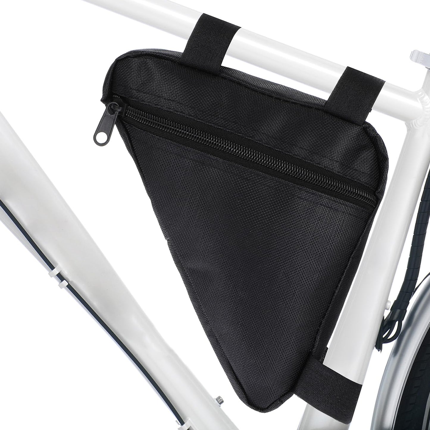 Ymapinc Bicycle Triangle Bag, Frame Bag Triangle Bag, Bicycle Cycling Storage Triangle Top Tube Front Pouch Saddle Bag for Cell Phone and Essentials, for Road and Mountain Bikes