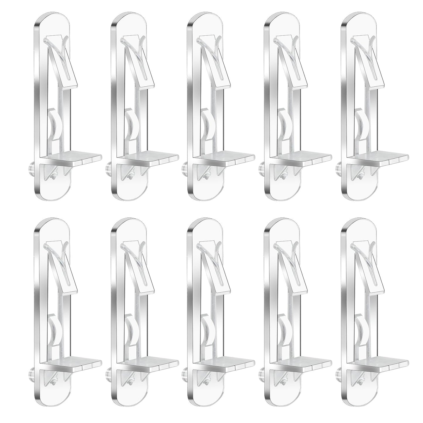 20PCS Plastic Shelf Supports, Shelf Support Pegs Kitchen Cabinet Shelf Clips, Cabinet Shelf Pegs Plastic Locking Shelf Pegs for Supporting Closets Cabinets Bookcases Shelves Kitchens (2.24×0.67inch)