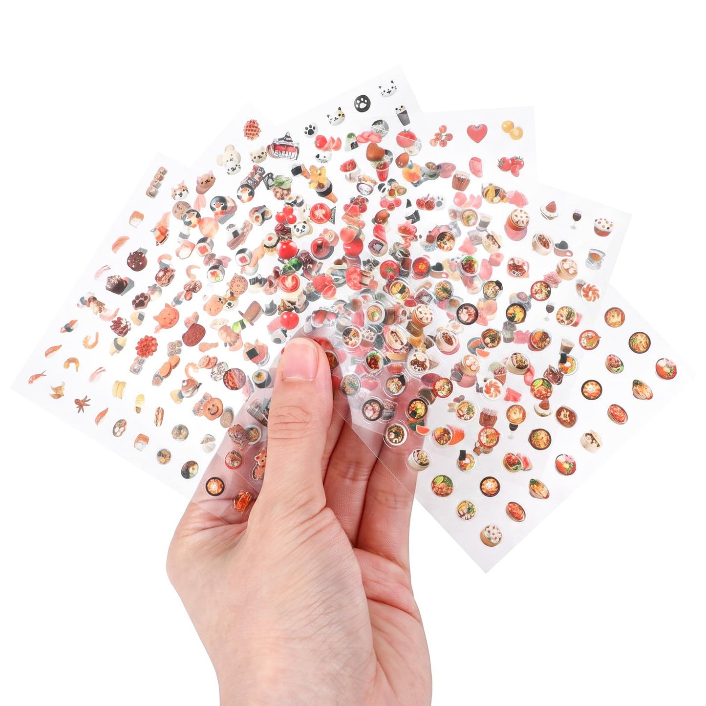 2000+ Mini Stickers Pack Small Stickers Tiny Food & Snack Sticker