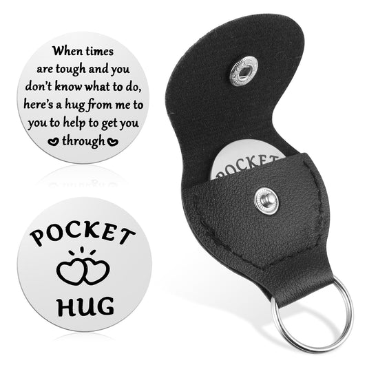 Ymapinc Pocket Hug Token Get Well Soon Gifts for Women Men,Good Luck Gifts,Christmas Stocking Stuffers,Keychain,Valentines Day Gifts for Him Her Anniversary Wedding Gifts Ideas Birthday