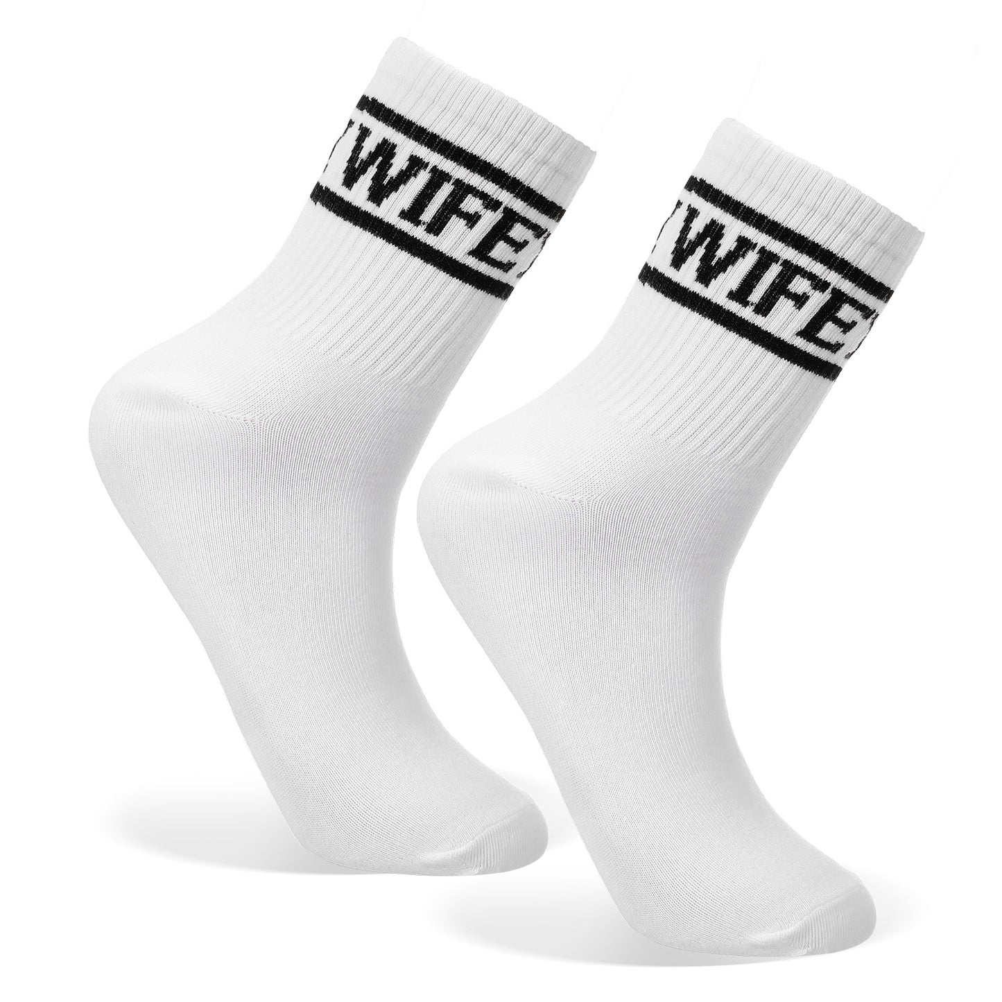 Nogeqi Bride Socks, Soft Cotton Socks for women, Bachelorette Gifts for Bride, Keepsake Gifts for Wife Anniversary Christmas(Black)