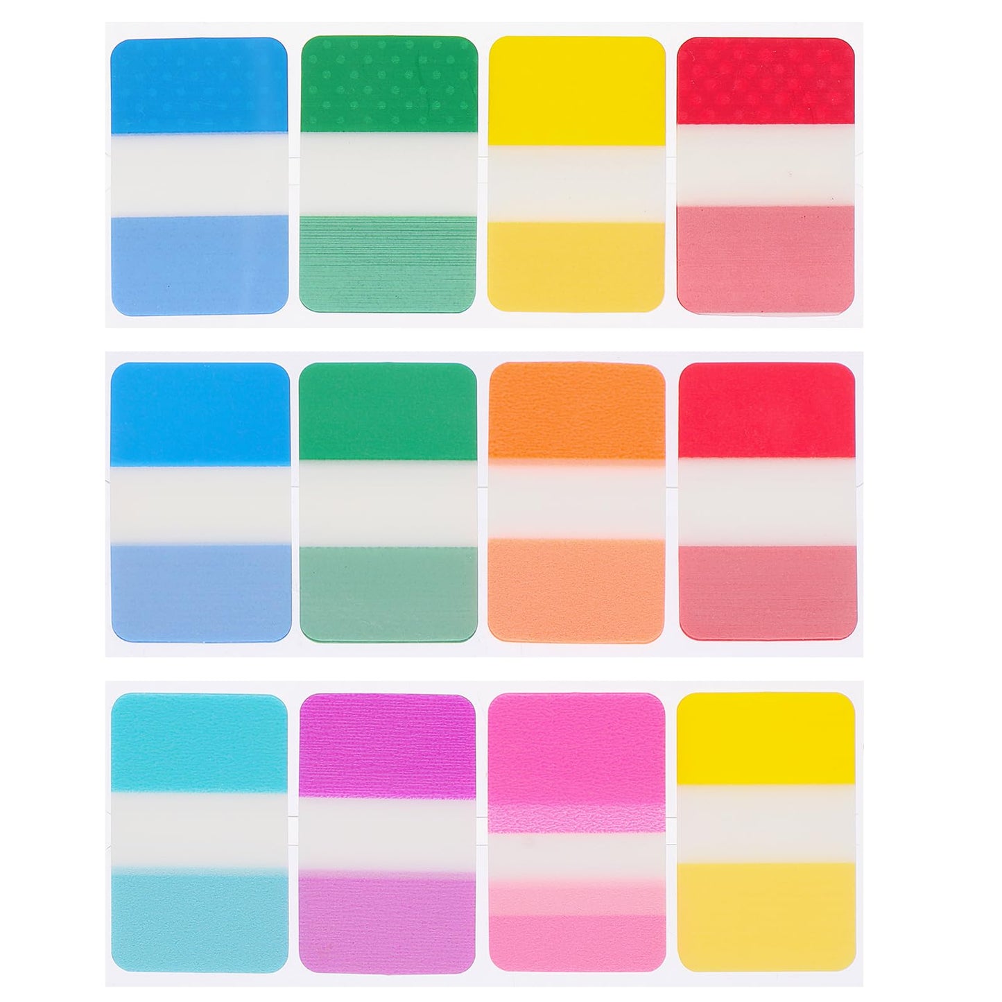 Adhesive Strips, Pack of 240 Self-Adhesive Strips for Marking and Highlighting Adhesive Strips Repositionable Adhesive Strips Writeable Sticky Notes Tabs Index