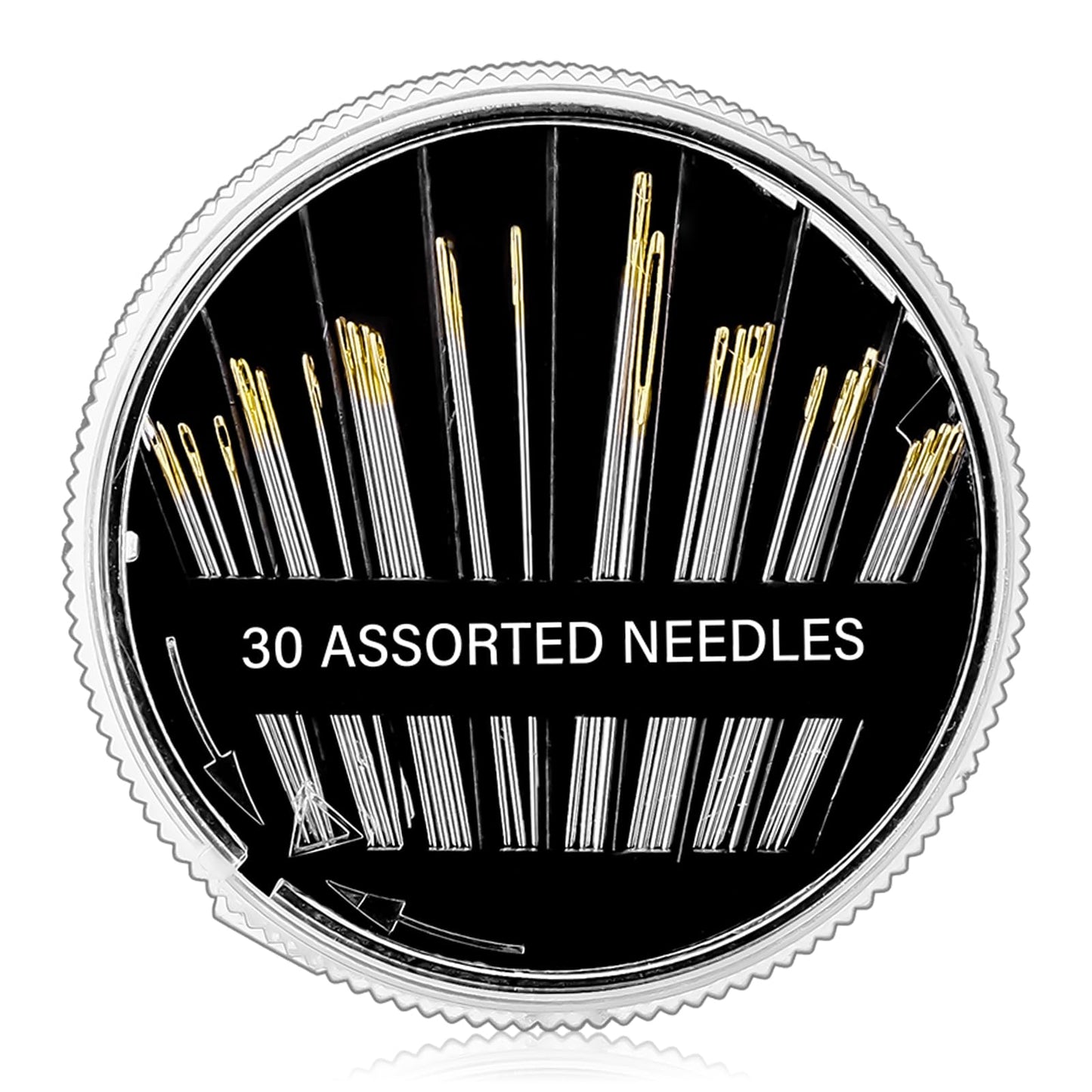 30 Pcs Premium Hand Sewing Needles Needles for Hand Sewing Repair Assorted Needles for Sewing Repair Large Sewing Needle Sewing Needles Large Eye Hand Sewing Self Threading Needles for Ccross Stitch
