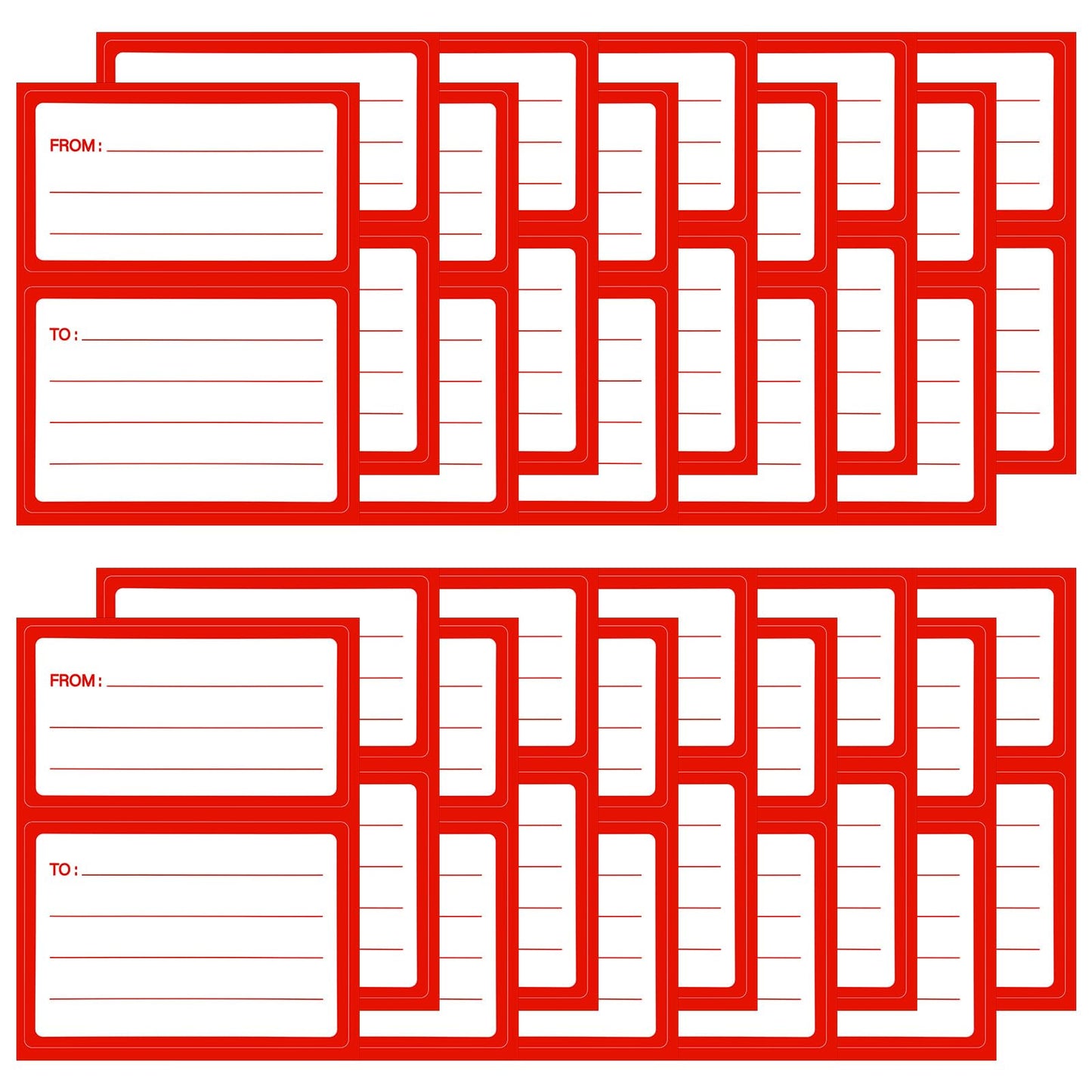 100PCS to from Return Address Mailing Labels,Ymapinc Self Adhesive Handwritten Mailing Labels for Envelopes Suitable for Envelopes Packages Schools Mail Boxes 4.5x3.5inch