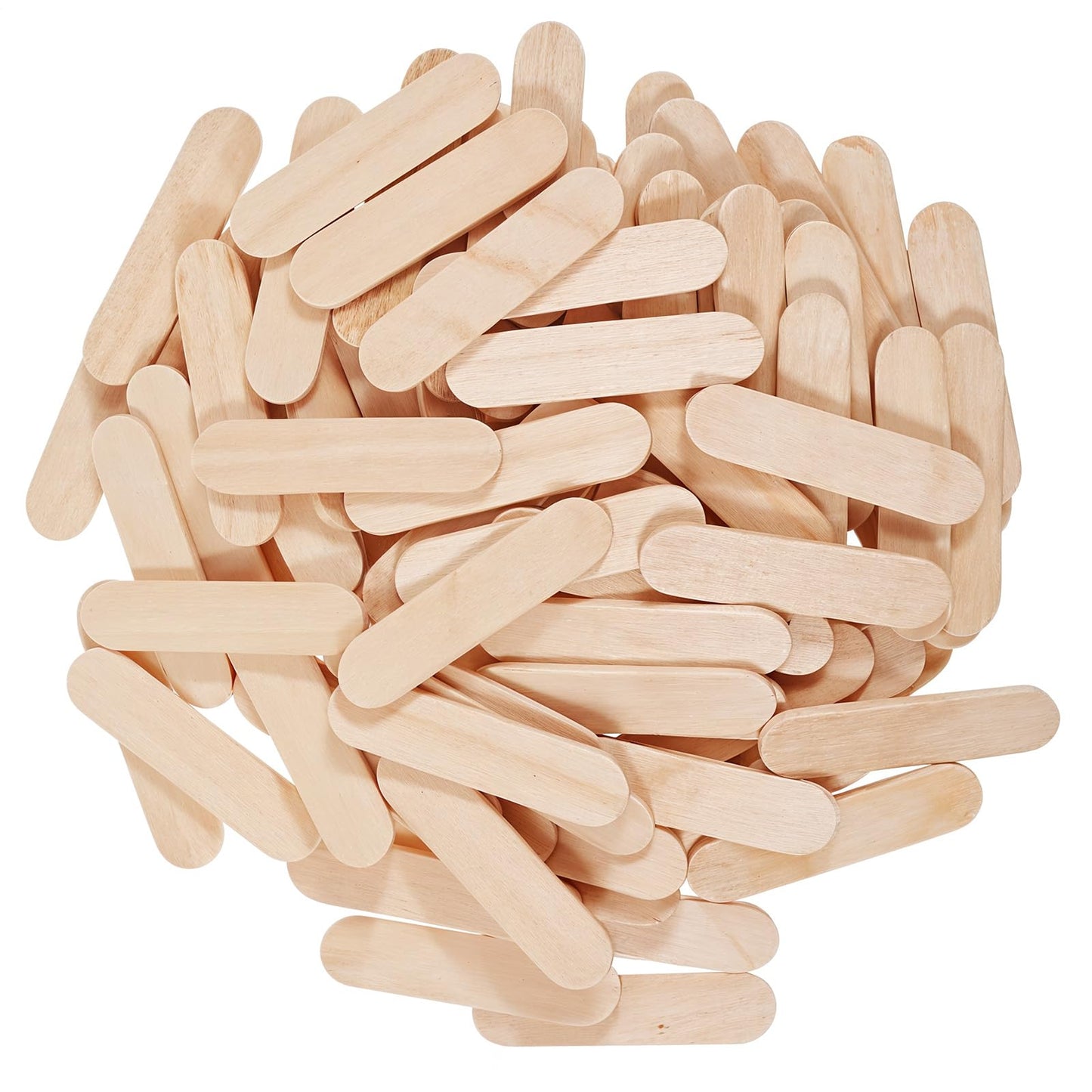 Chsoejuf 100Pcs Mini Wood Craft Sticks, Wooden Sticks