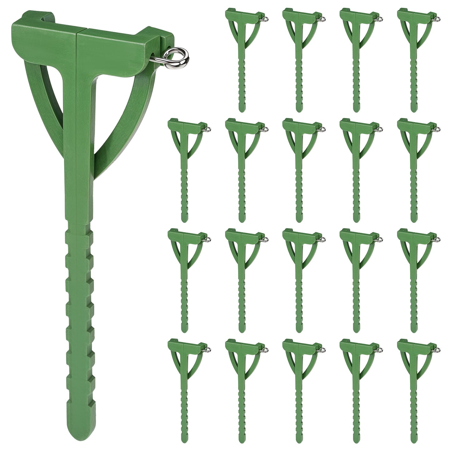 Mabor 20Pcs Boutonniere Pins for Men, Green Triangle Corsage Safety Clips Kit, Corsage Base Supplies, Buttonhole Flowers Pins Holder for Wedding Party Bride Groom Bridegroom DIY Brooch Making Base