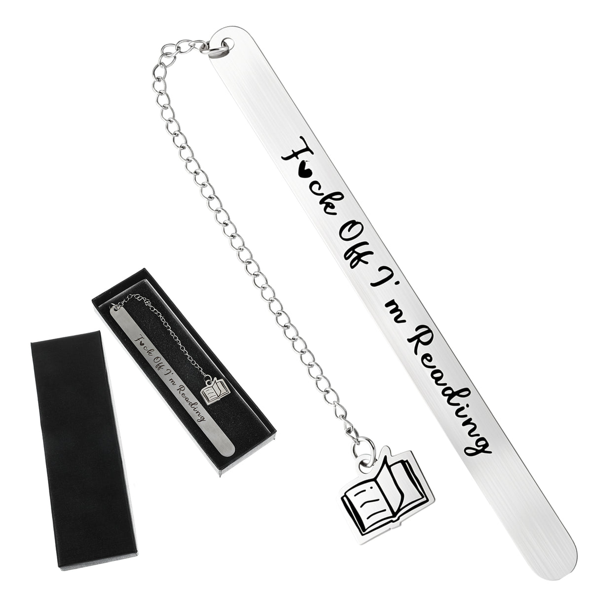 Funny Metal Bookmark Funny Gifts for Book Lovers Women Book Pendant