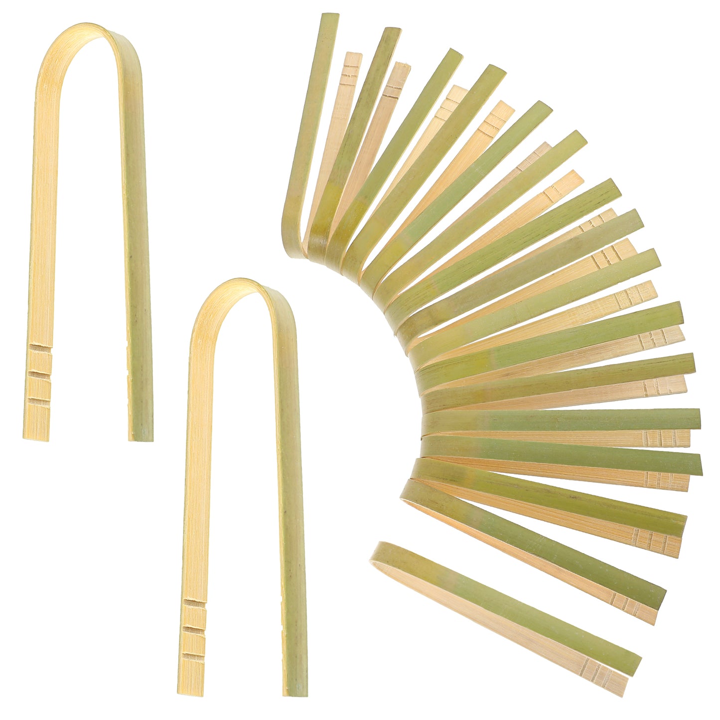 20 Pcs Mini Bamboo Disposable Tongs for Food, 4 Inch Bamboo Toast Tongs, Wooden Cooking Utensils for Charcuterie, Toast, Bread, Pickles, Tea Supplies, Home Use