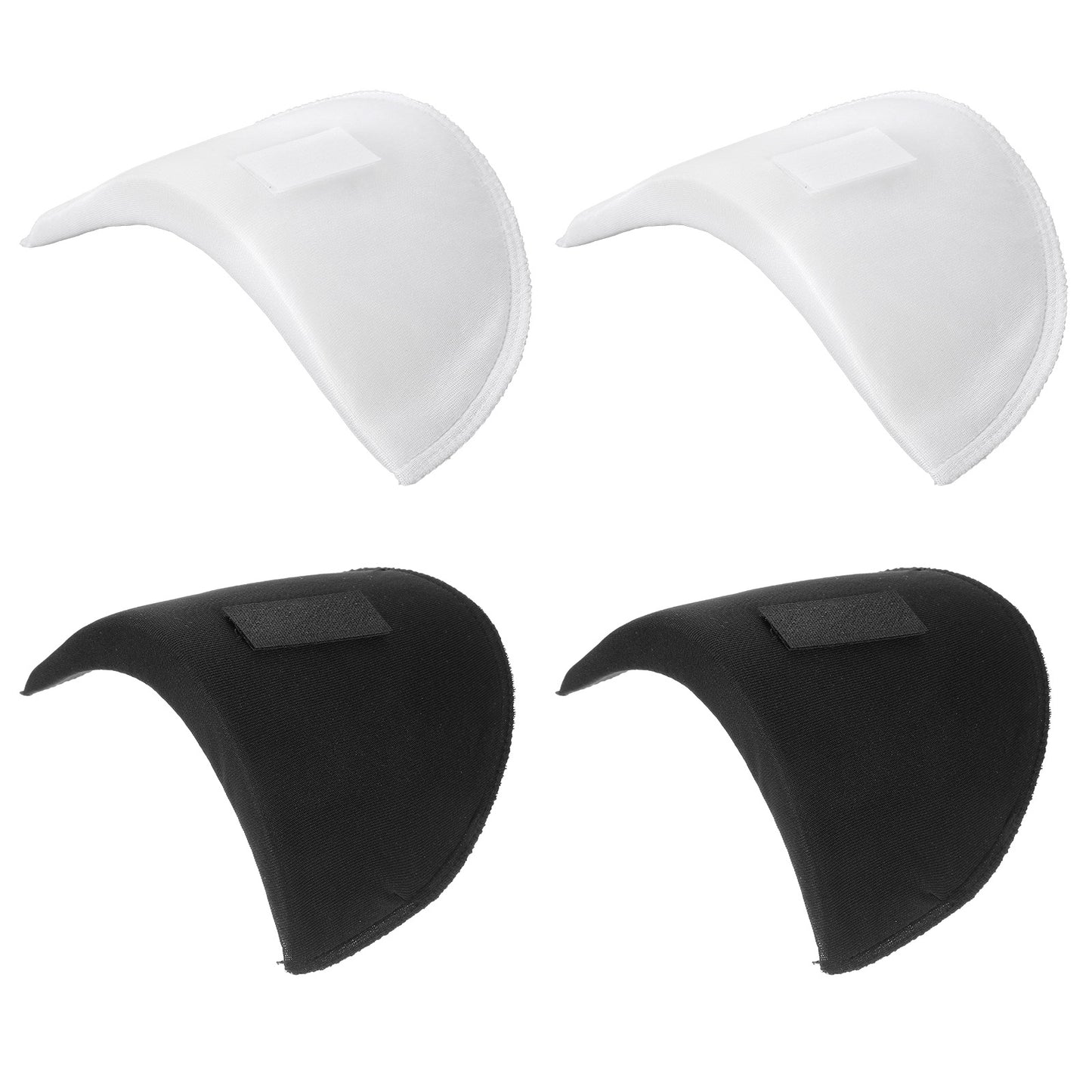 Matwsec 2 Pairs Shoulder Pads for Women Men, Thickness 2.2cm Reusable Removable Shoulder Pads for Womens Clothing, No-Sewing Breathable Soft Sponge for Costume Blazer Suit Jacket Shirt
