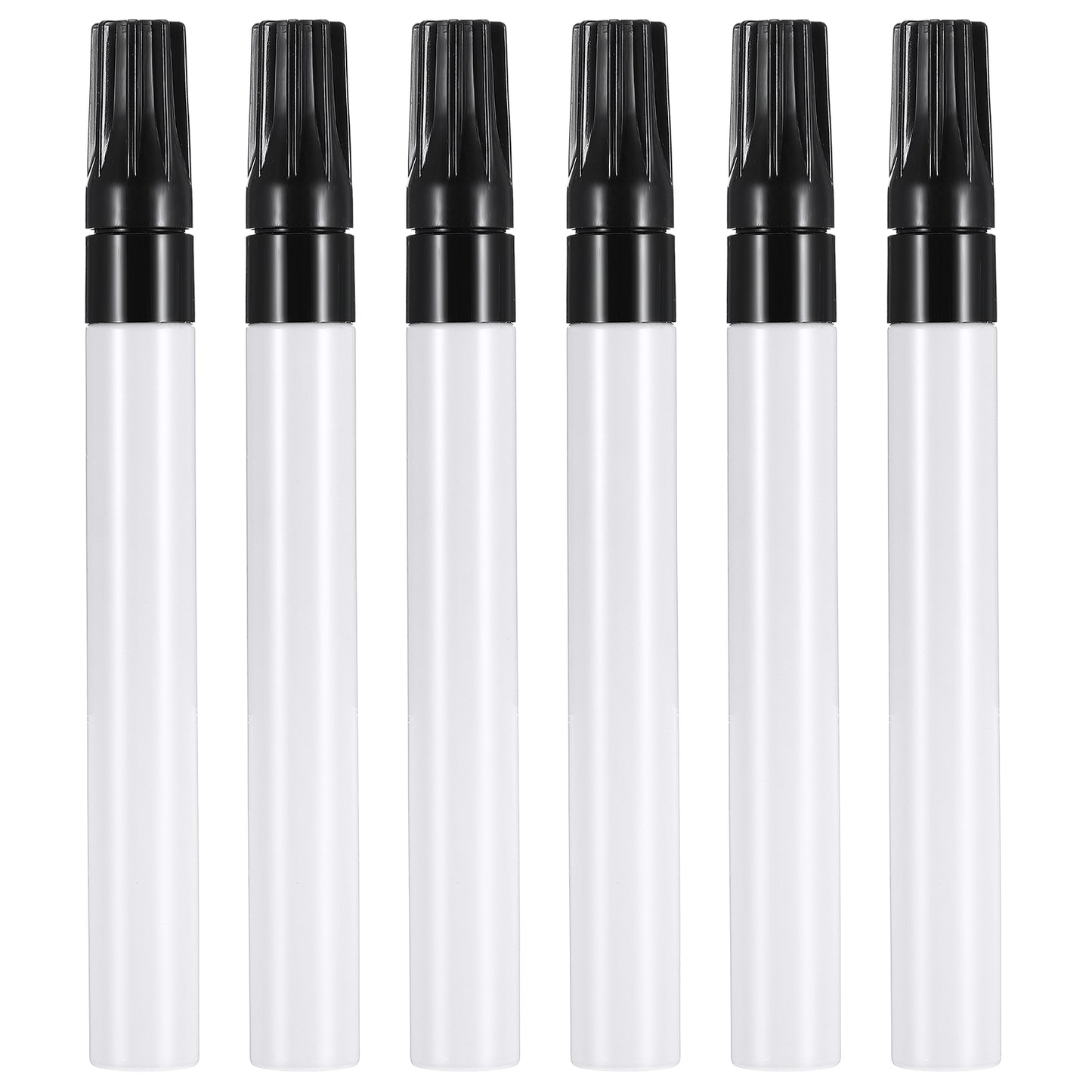 6PCS White Paint Pens, Medium Tip White Permanent Marker Pen Acrylic White Ink Oil Based Paint Markers Quick Drying & Waterproof for Rock Painting, Canvas, Wood, Glass