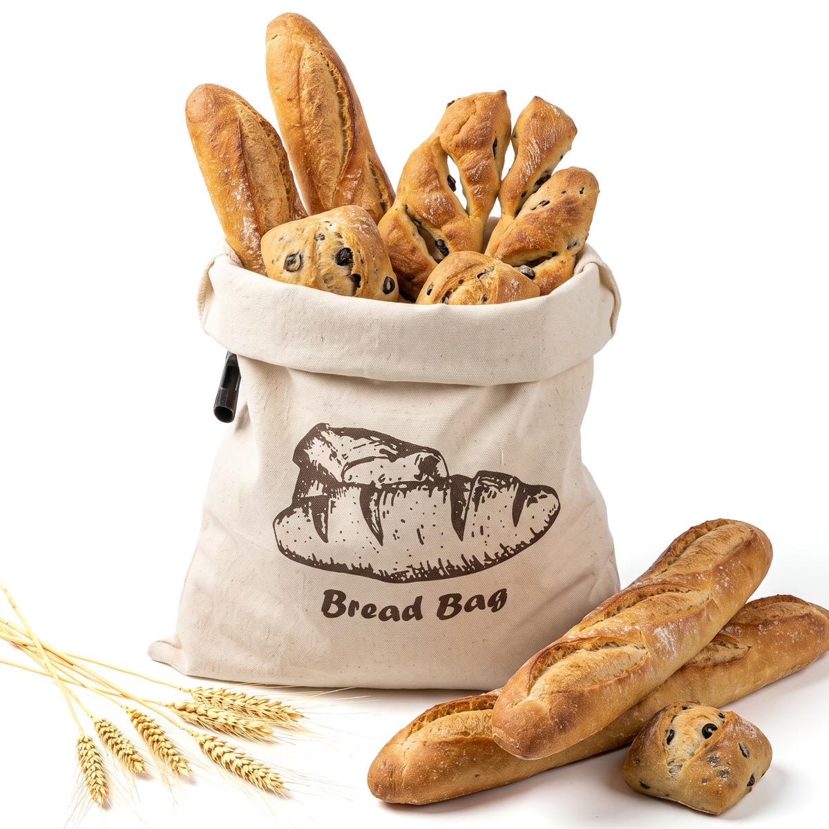 Ouligay 1 Pack Bread Bags for Homemade Bread Sourdough 16.14×12.99in