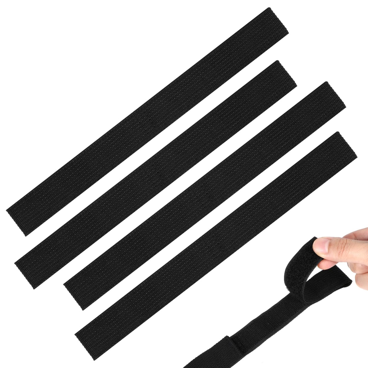 4 Stück Hoverboard Seat Attachment Straps Adjustable Hoverboard Attachment Replacement Straps for Hoverboard Go Kart Accessories, Compatible with 19.7" Electric Self-Balancing Scooters
