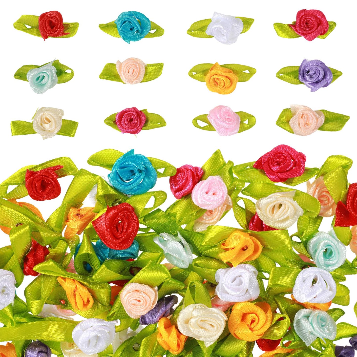 Ymapinc 100 Pcs Tiny Flowers for Crafts