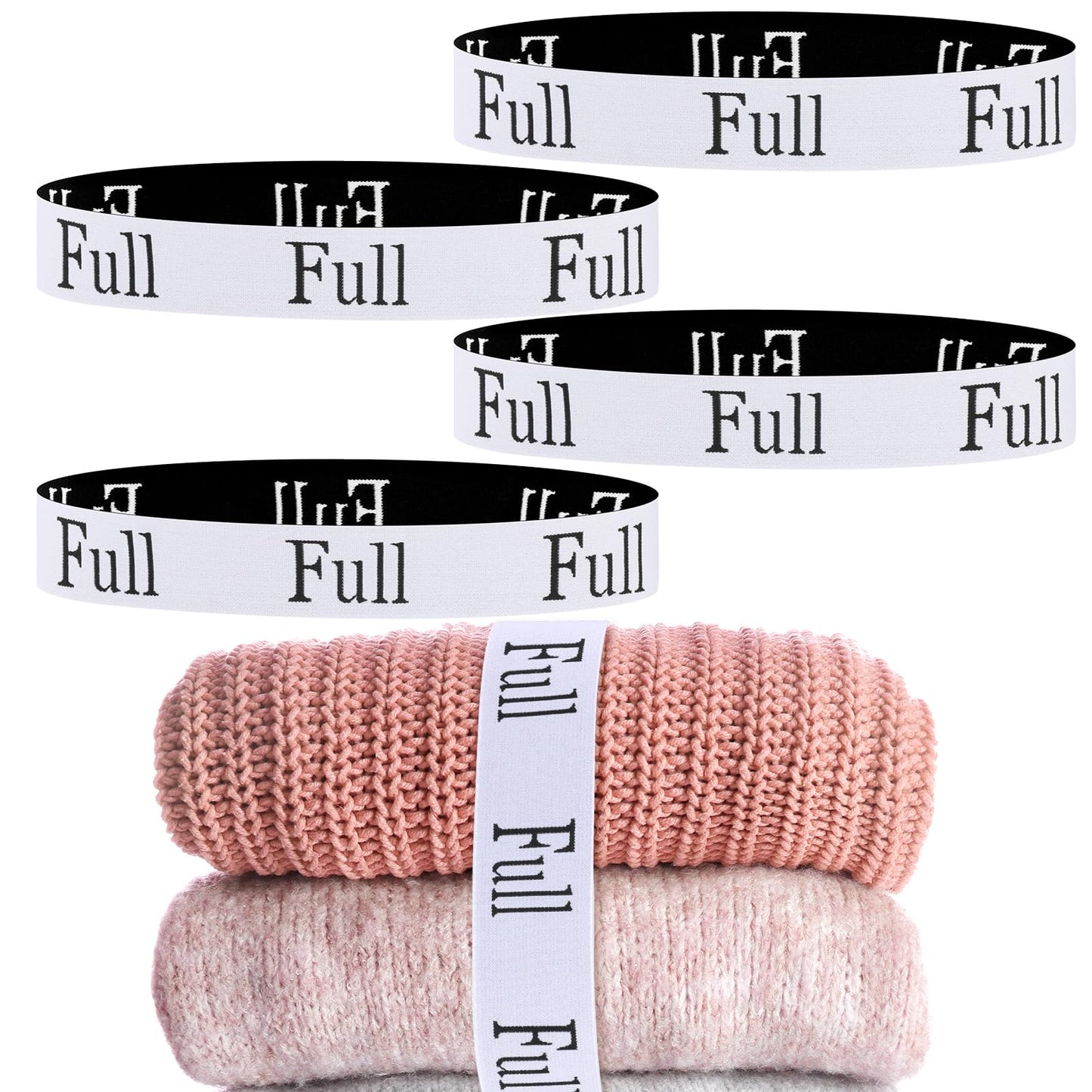 Bed Sheet Organiser Bands 4 Pcs Bed Sheet Organizer And Storage Ties, Wardrobe Organisation Bed Sheet Straps Elastic Sheet Keeper Bands Straps For Bed Sheets Pillowcases Duvets (Full)