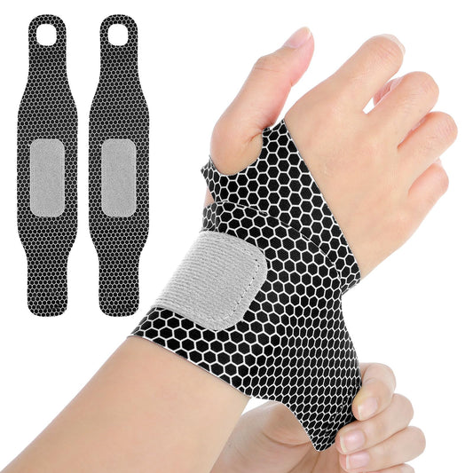 Ymapinc 2 Pcs Wrist Support Brace, Ultra-Thin Wrist Brace Support for Weight Lifting Wrist Wraps Support Compression and Support for Fitness Enthusia Weight Strength Training