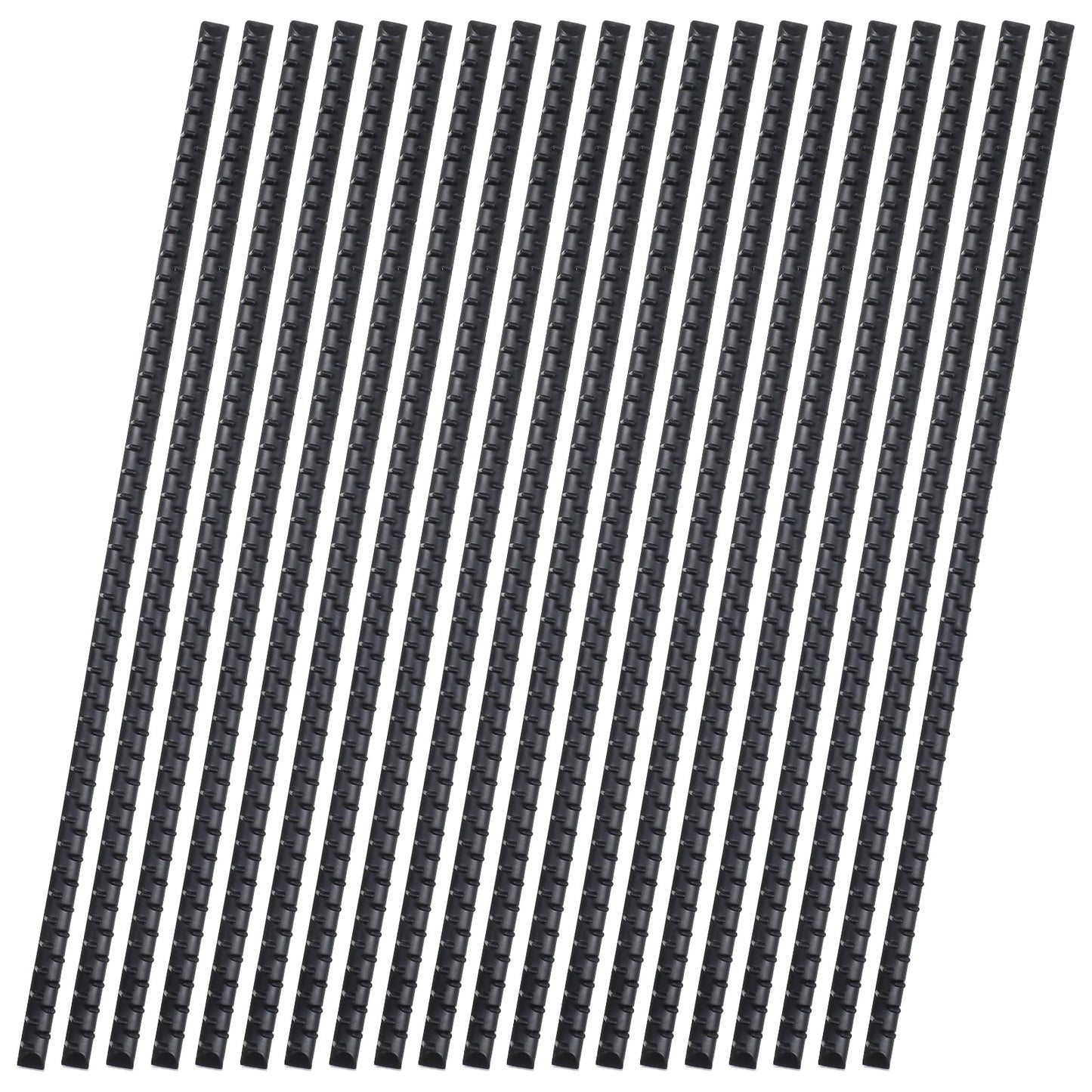 20 PCS Headband Grip Strip Rubber Teeth for Headbands Anti-Slip Self-Adhesive Hair Bands Teeth Headband Tooth Strips for DIY Black Headbands Rubber Tooth Comb for Women Girls Hair Accessories Craft(Bl