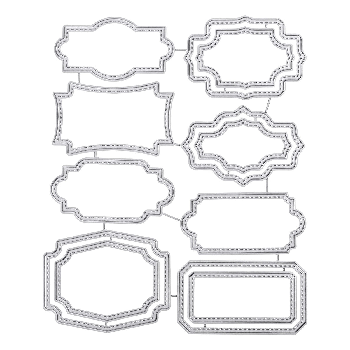 Die Cuts for Card Making 8 Pcs 3D Backgrounds Frame
