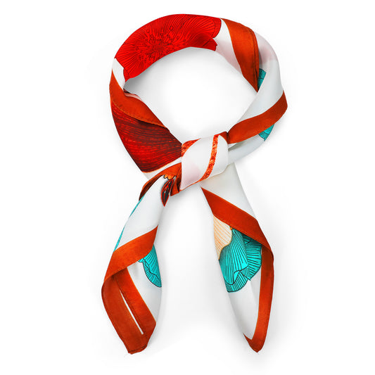 Ymapinc Satin Wrap for Women Hair - 27.5x27.5 inch Colorful Printed Silk Neck Scarf for Women Hair Bandanas, Soft Lightweight Fashion Square Head Scarf