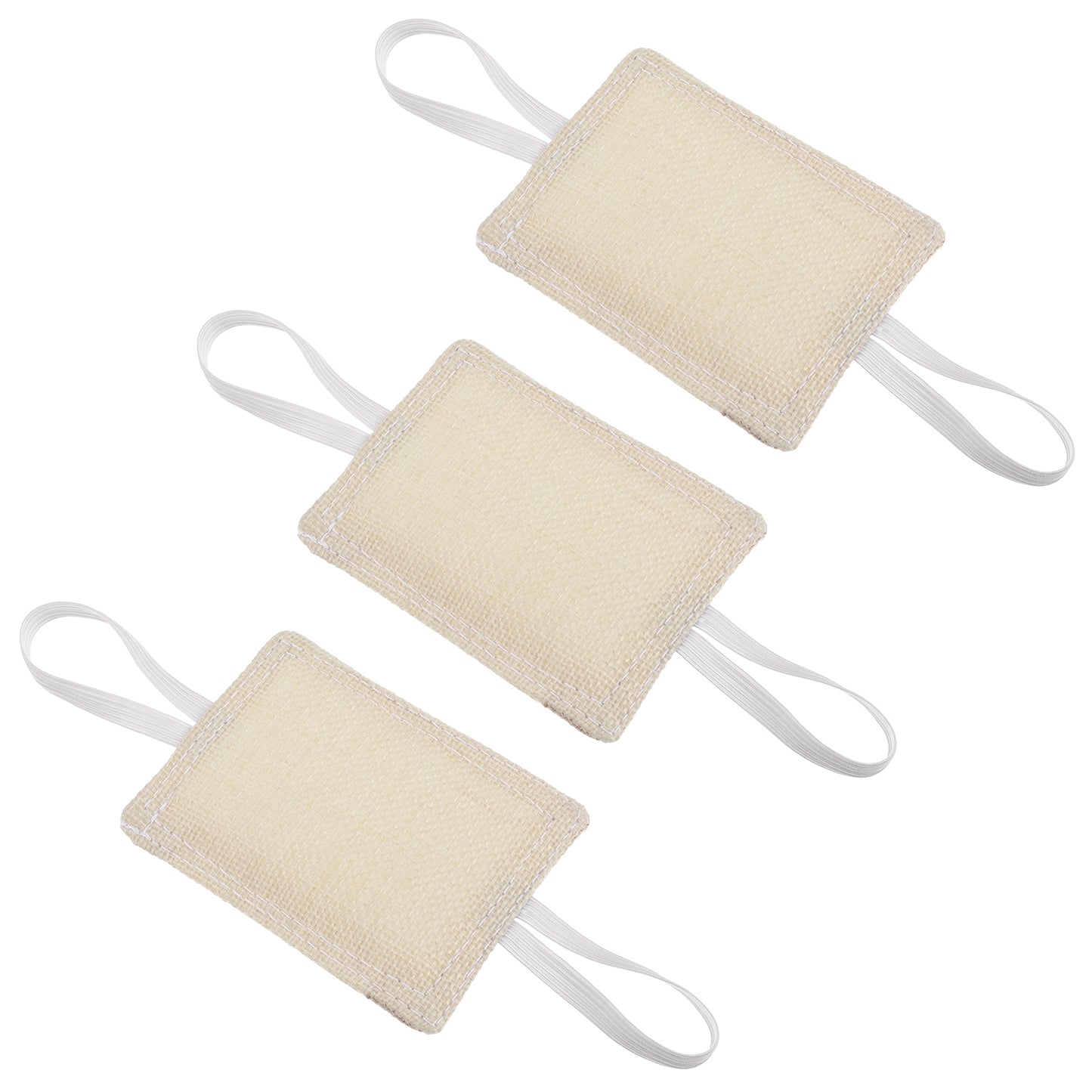 Door Latch Cover Quiet Close Cushion Pads & Noise-Reducing Door Closer for Baby Safety Padded Door Latch Cover with Elastic Straps (3-Pack, Yellow, 9x7cm)