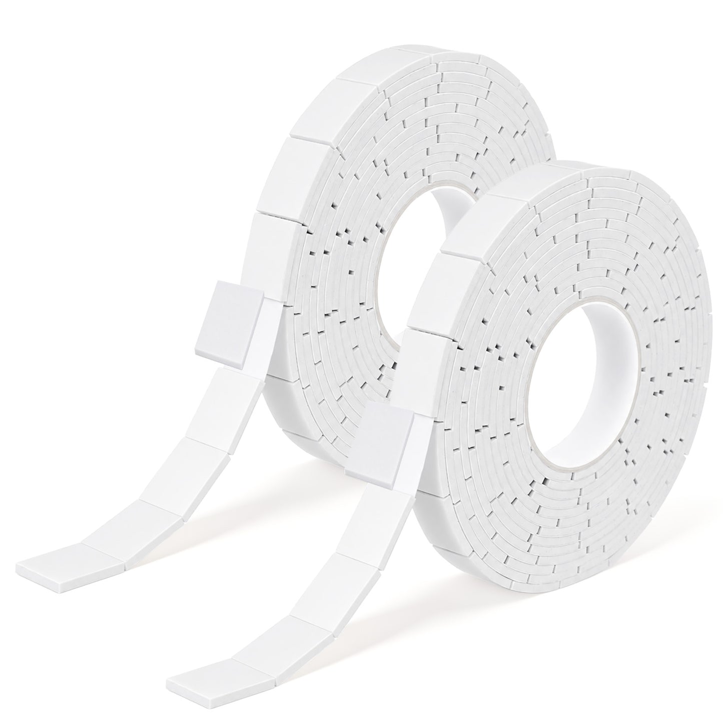 RAHHLIZS 2 Roll Precut Double Sided Foam Tape 7/10X1/2 Inch Approx 330 Pcs