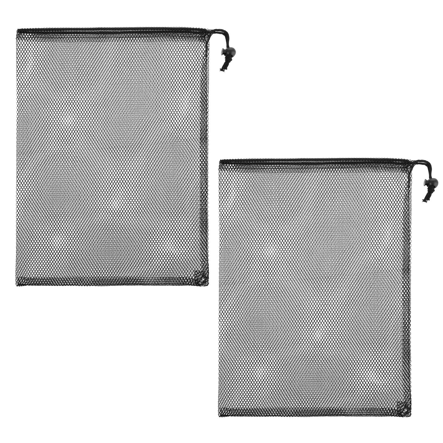 2 Pack Pond Pump Bag Large Pump Barrier Bag Garden Pond Filter Mesh Bag with Drawstring Pond Pump Filter Mesh Bag for Fish Pond Filter Household Pump Filter Bag Accessories 30 × 40 Cm