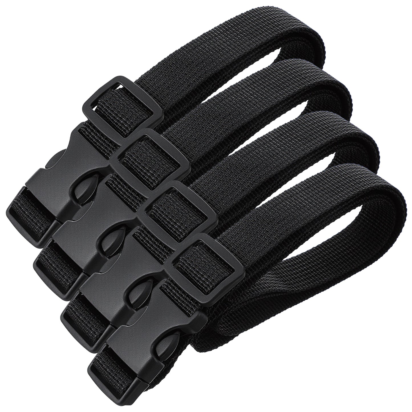 Ymapinc 4 Pcs Luggage Straps with Quick Release Buckle, Adjustable Nylon Backpack Straps, Cinch Strap Luggage Belt for Hiking Travel Accessories