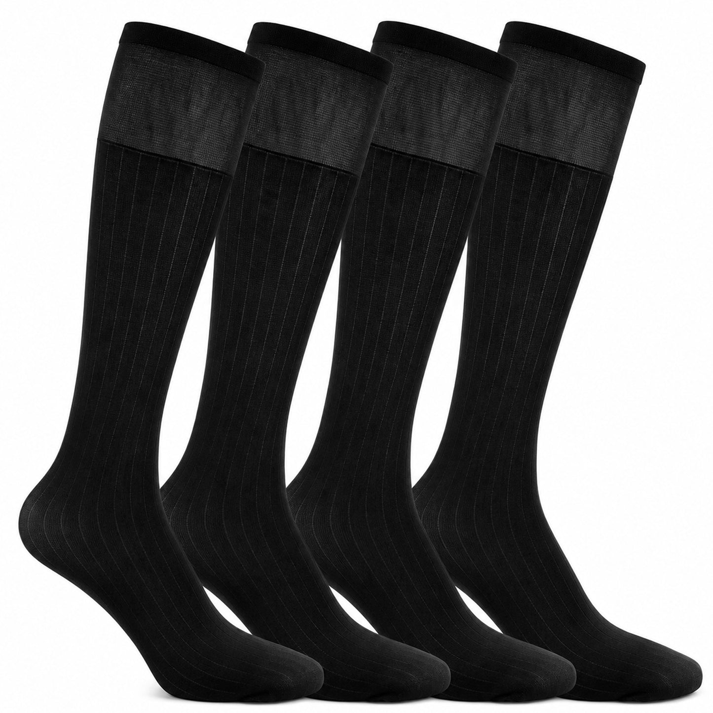Sorcristy 2 Pairs Mens Thin Dress Socks, Ultra Thin Socks Sheer