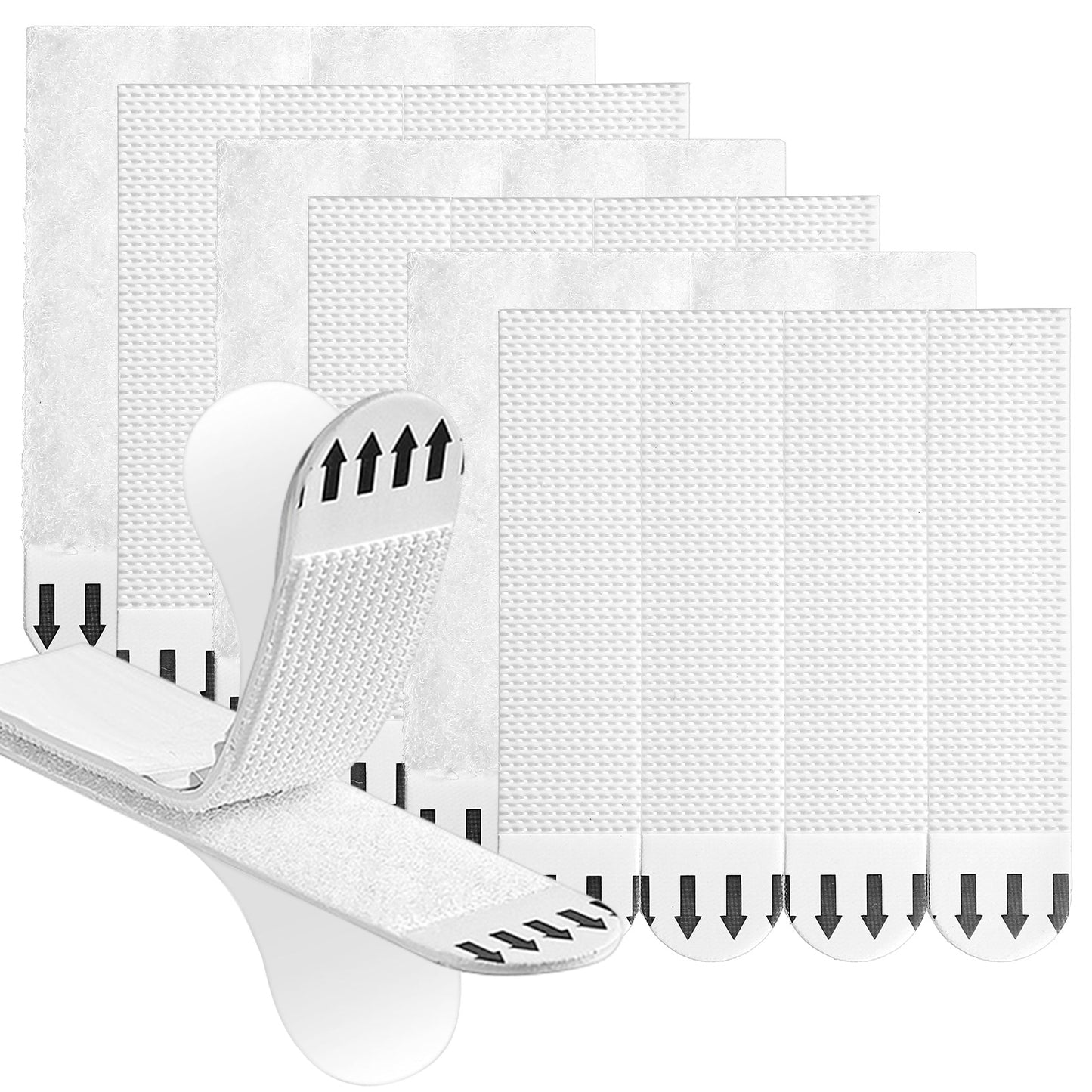 Mabor Damage Free Hanging Strips Picture Hanging Strips Heavy Duty, 12 Pairs Removable Photo Frame Hanging Strips Adhesive Strips for Wall Hanging Without Nails Poster Hanger Strips