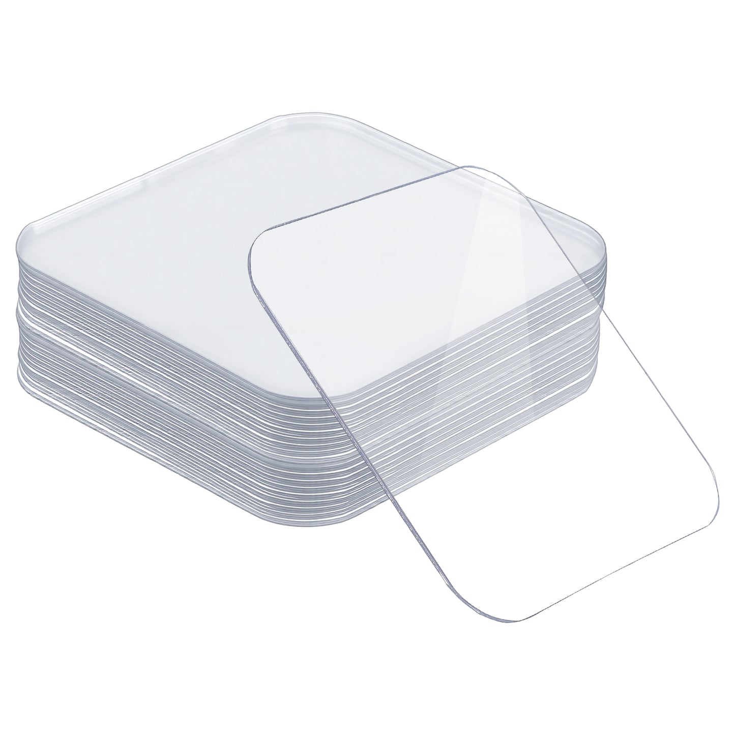 Ymapinc 20pcs Strong Double Sided Sticky Pads Heavy Duty, Clear Double Sided Tape for Walls, Heavy Duty Mounting Tape for Picture Hanging, Square 2.36 Inch