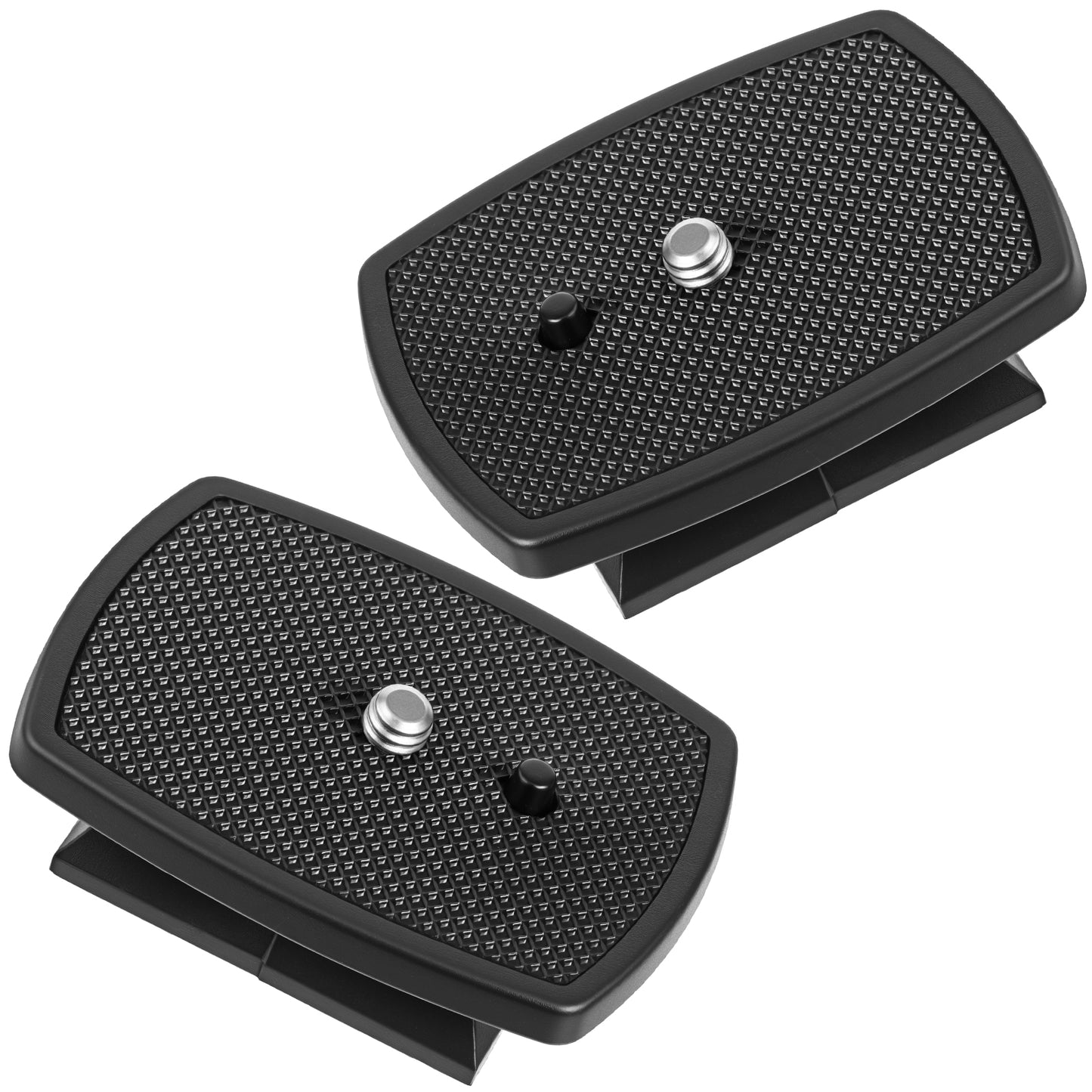 2 Pack 49mm Camera Quick Release Plate Tripod Quick Release Plate Camera Mount Adapter Replacement for Camera Tripod Mount Black