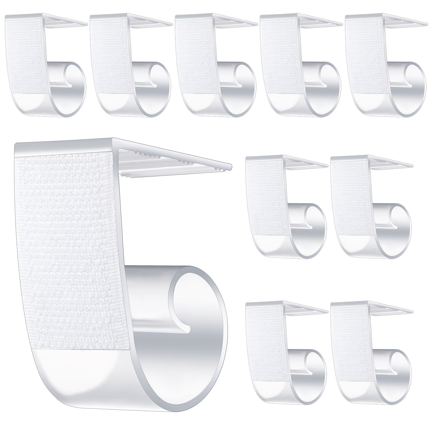10 Pcs Table Skirt Clips Tablecloth Clamps Table Cloth Holder Clips Upgraded Thicker Wider Clear Plastic Table Cloth Hold Clips Tablecloth Cover Clamp For Restaurant Picnics Marquees Weddings Party
