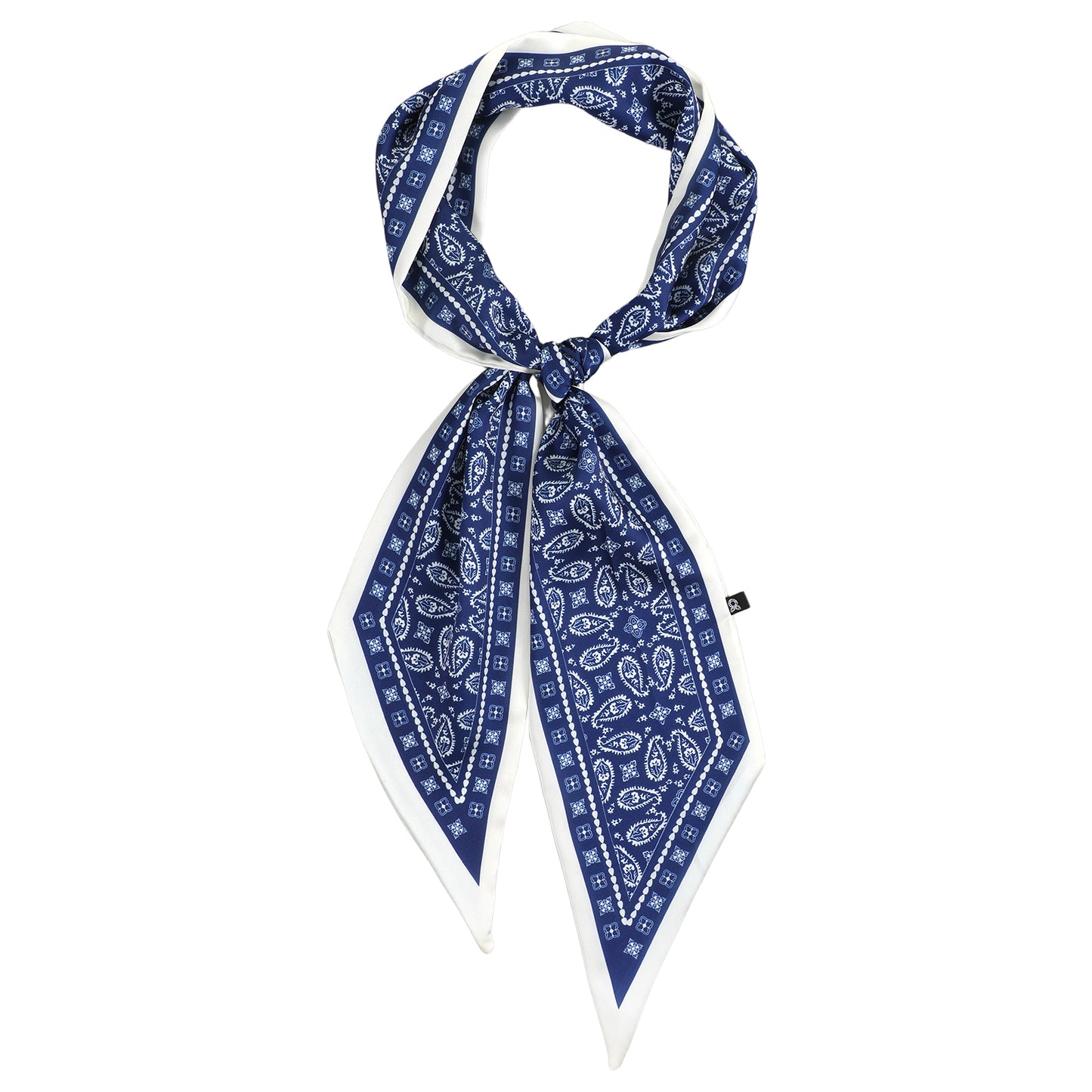 Ymapinc 1Pcs Head Scarf For Women Uk, Blue Silk Bandana Multi-use Accessory